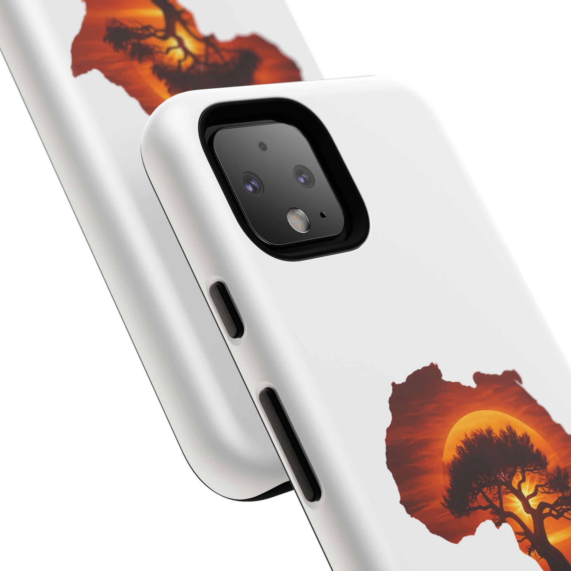 Unique Africa Map Sunset Phone Case