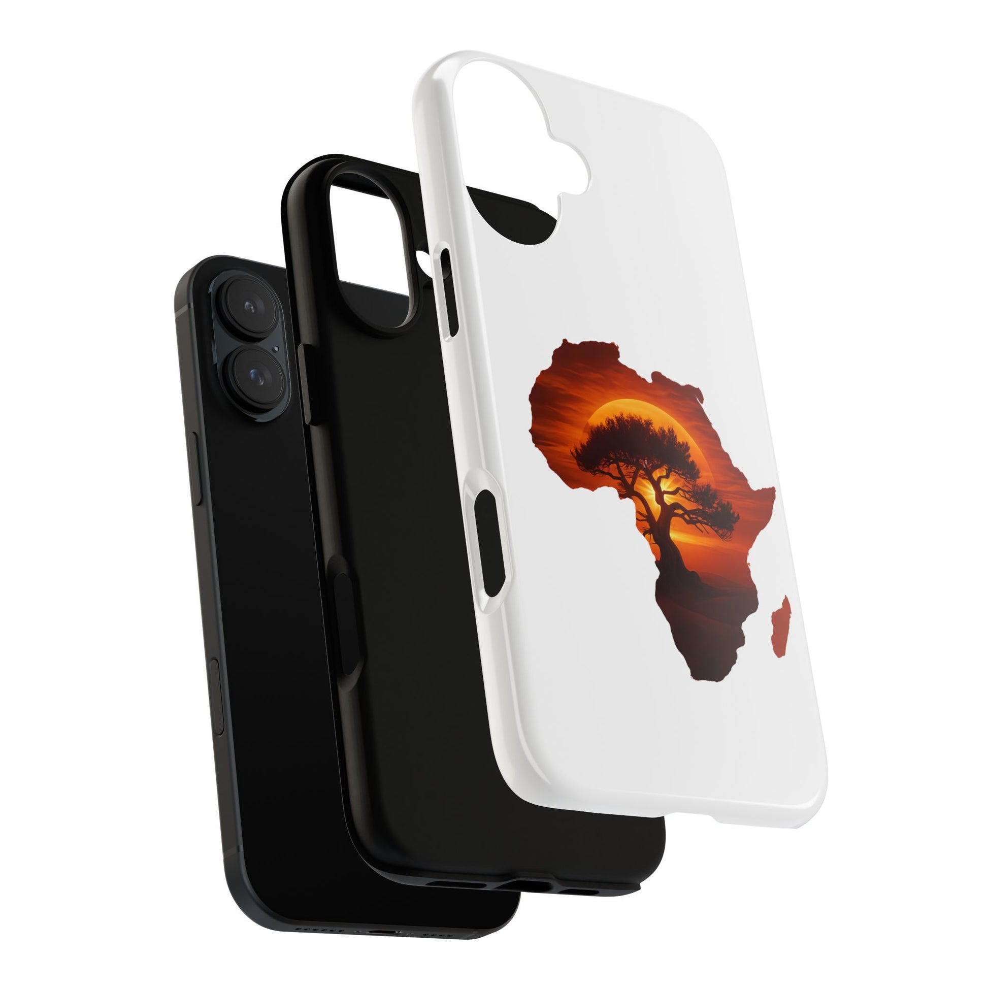 Unique Africa Map Sunset Phone Case