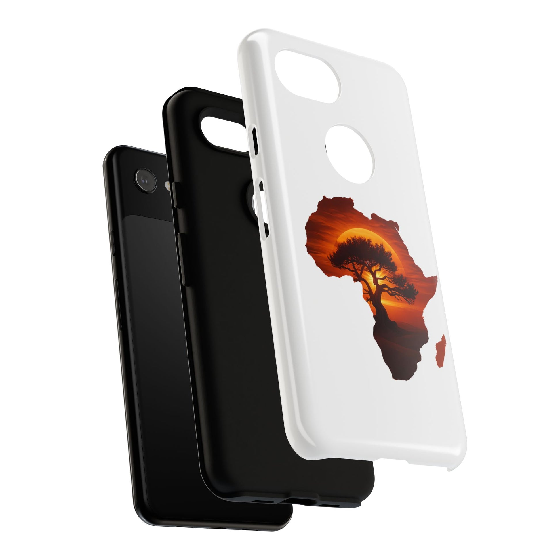 Unique Africa Map Sunset Phone Case