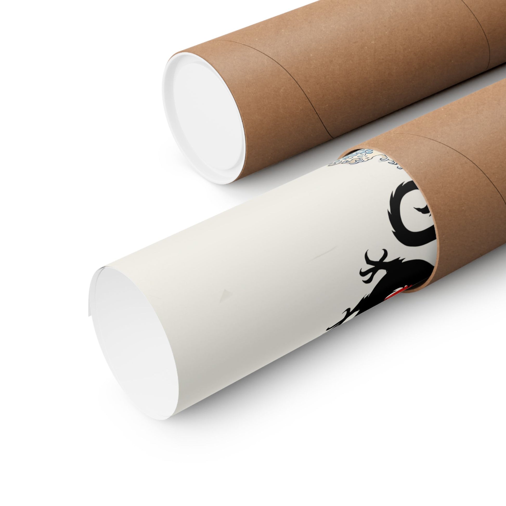 Japanese Wave Dragon Poster