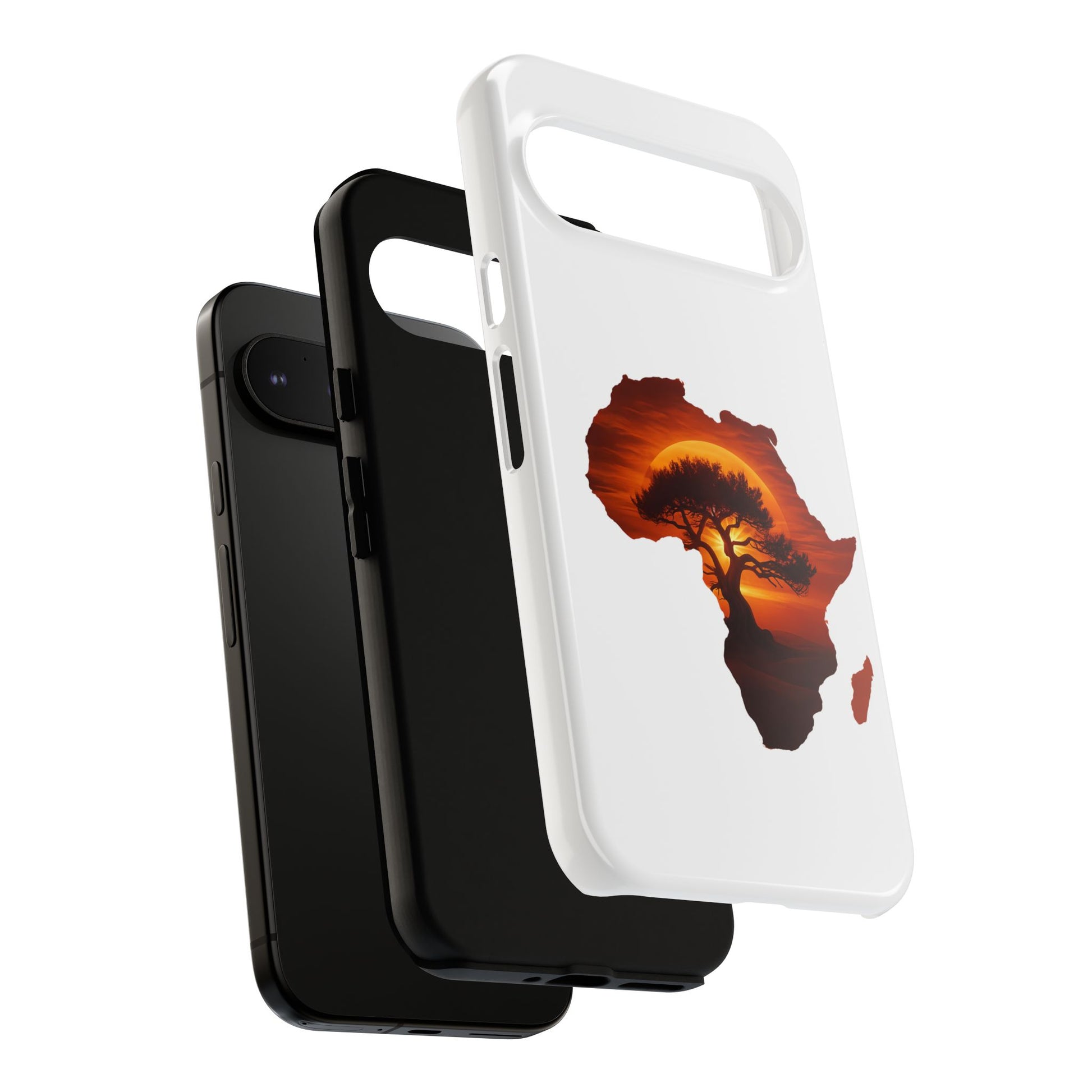Unique Africa Map Sunset Phone Case