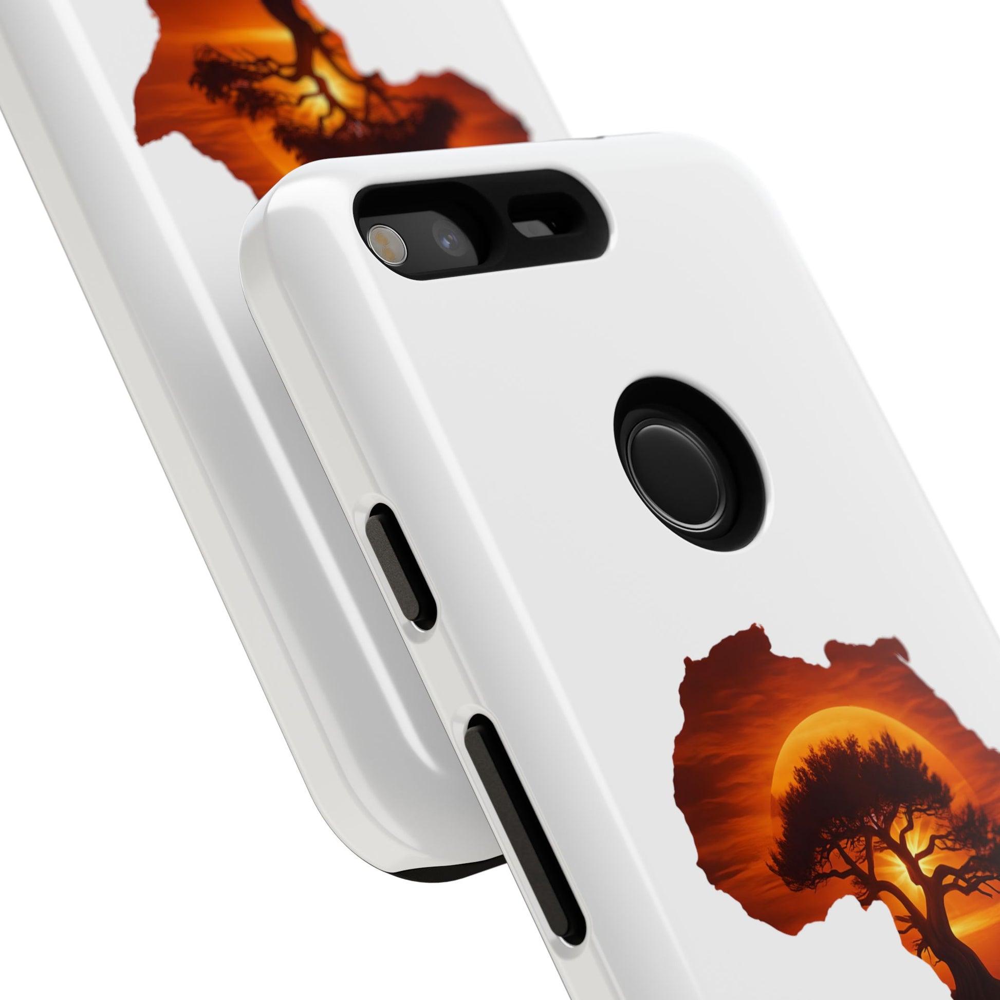 Unique Africa Map Sunset Phone Case