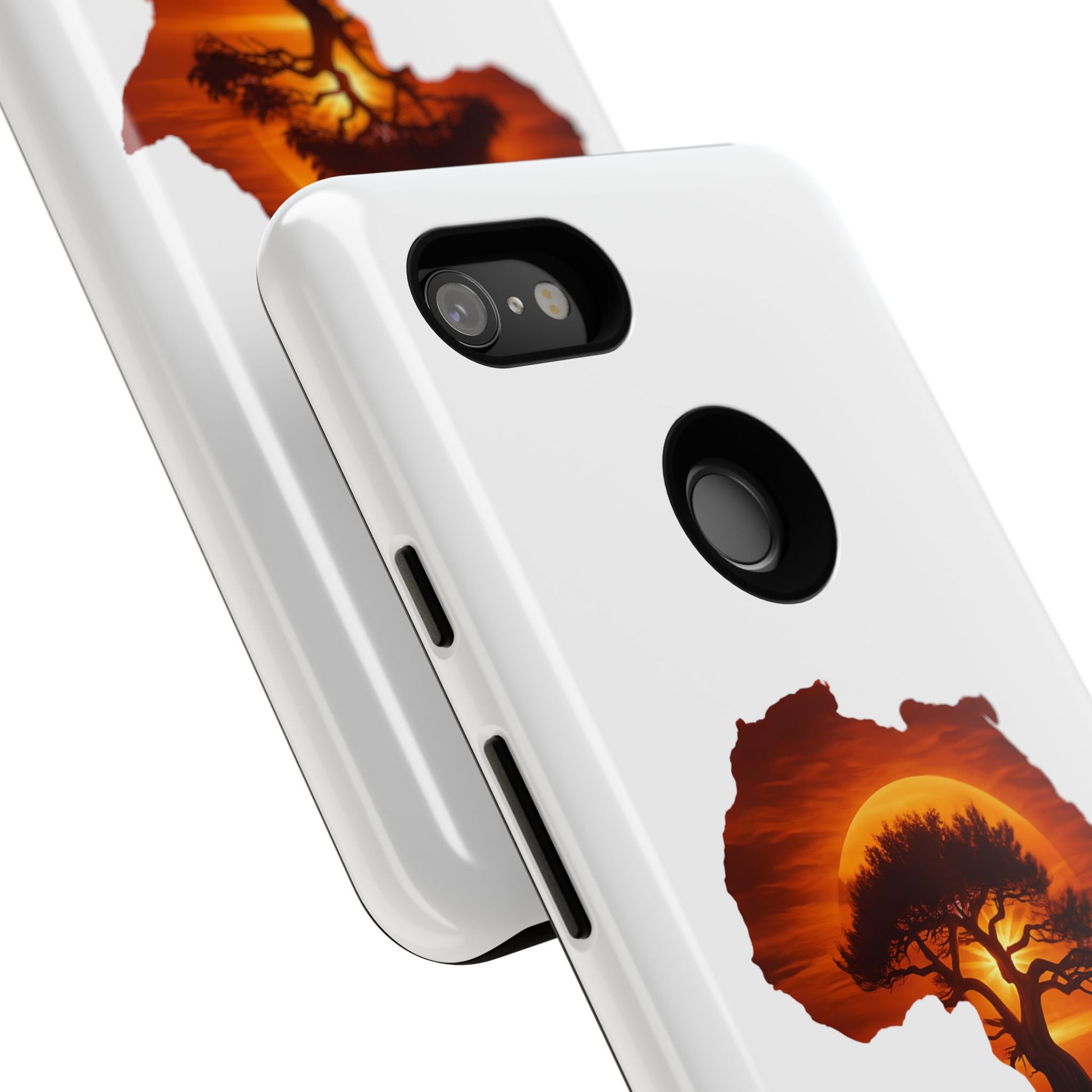 Unique Africa Map Sunset Phone Case