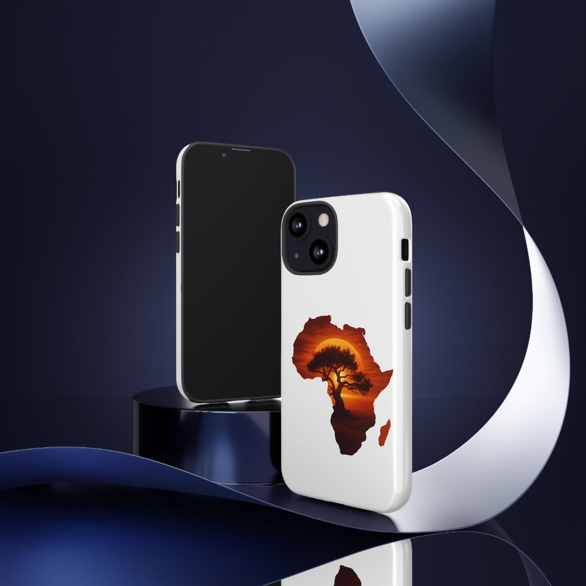 Unique Africa Map Sunset Phone Case
