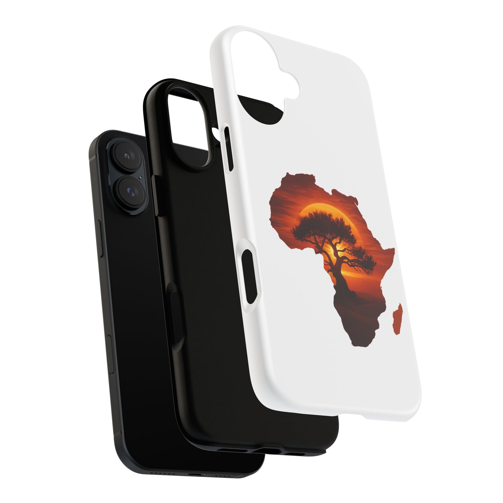 Unique Africa Map Sunset Phone Case