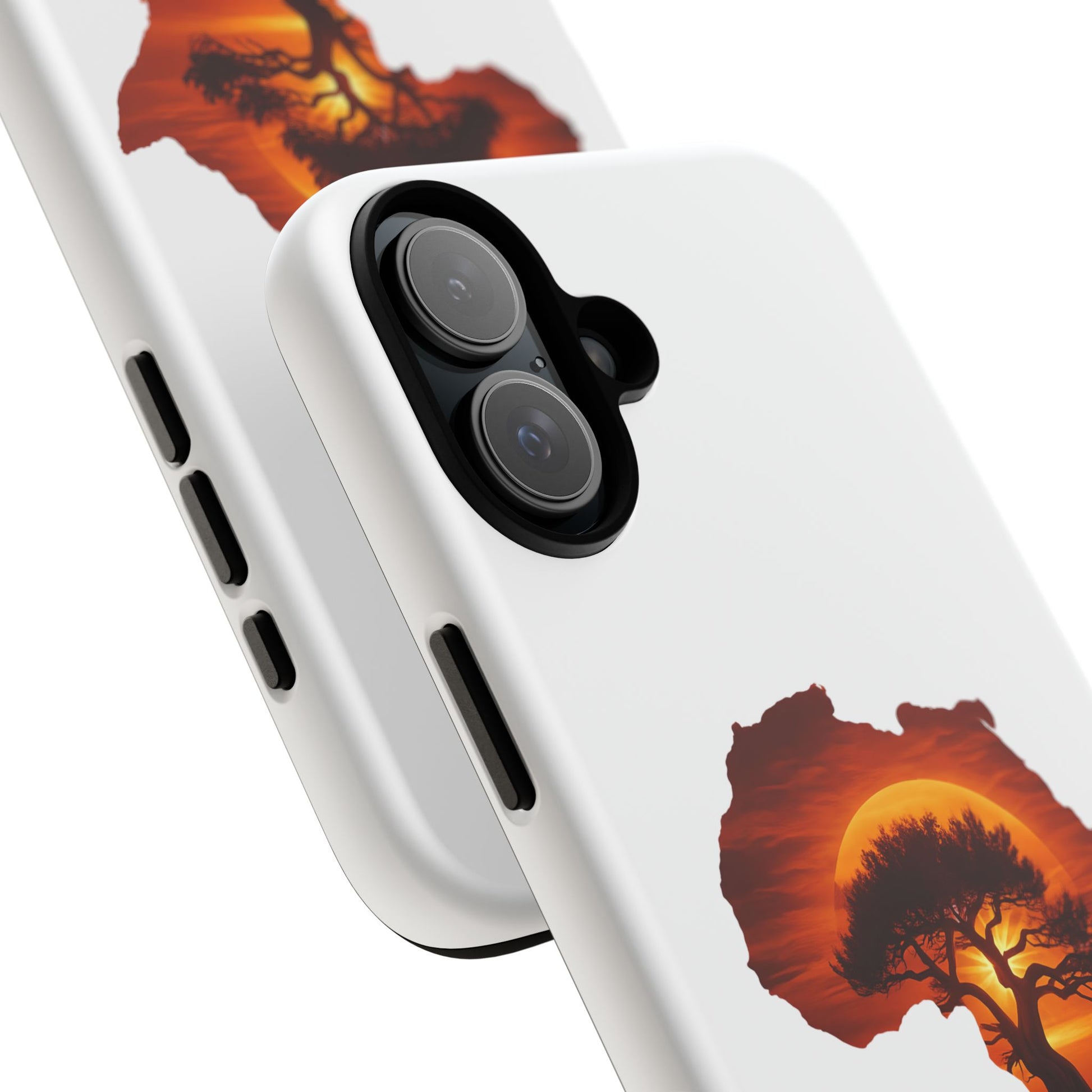 Unique Africa Map Sunset Phone Case