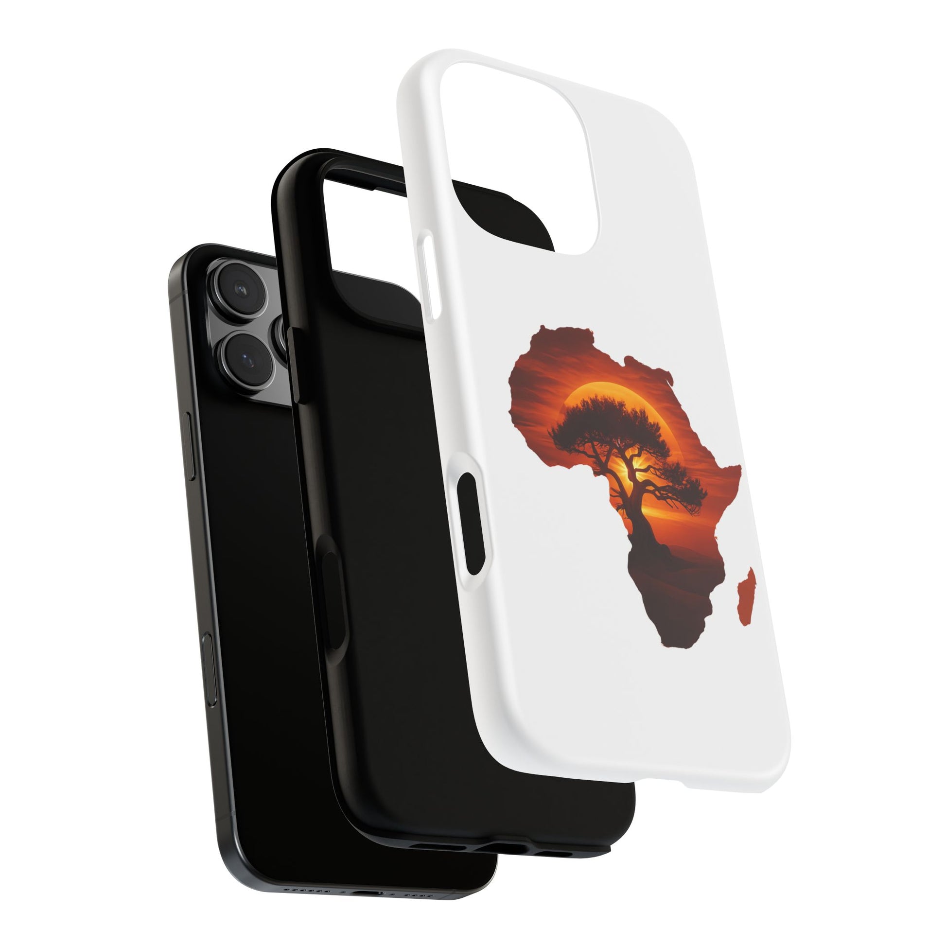 Unique Africa Map Sunset Phone Case