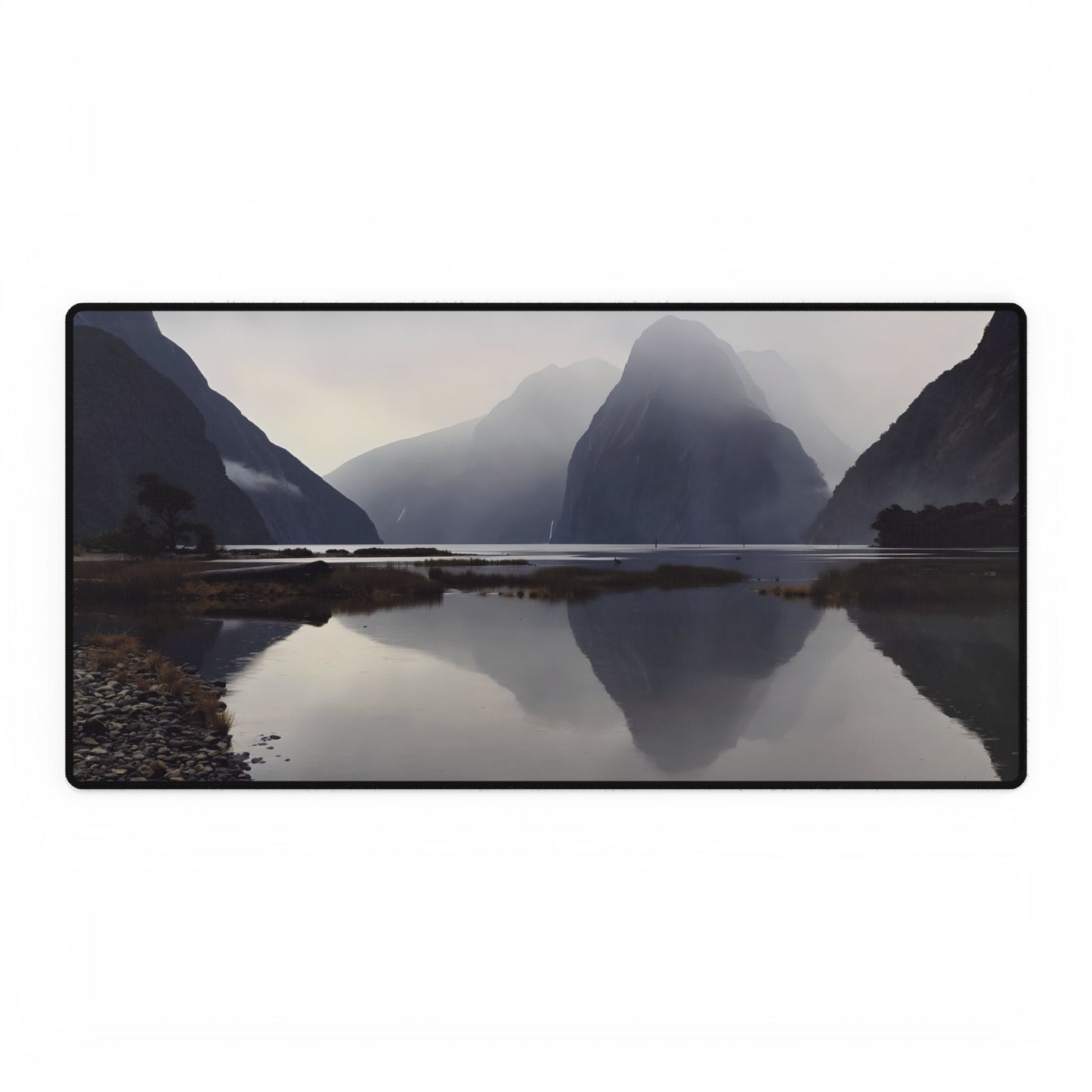 Misty Milford Sound Desk Mat 31.5" × 15.5"