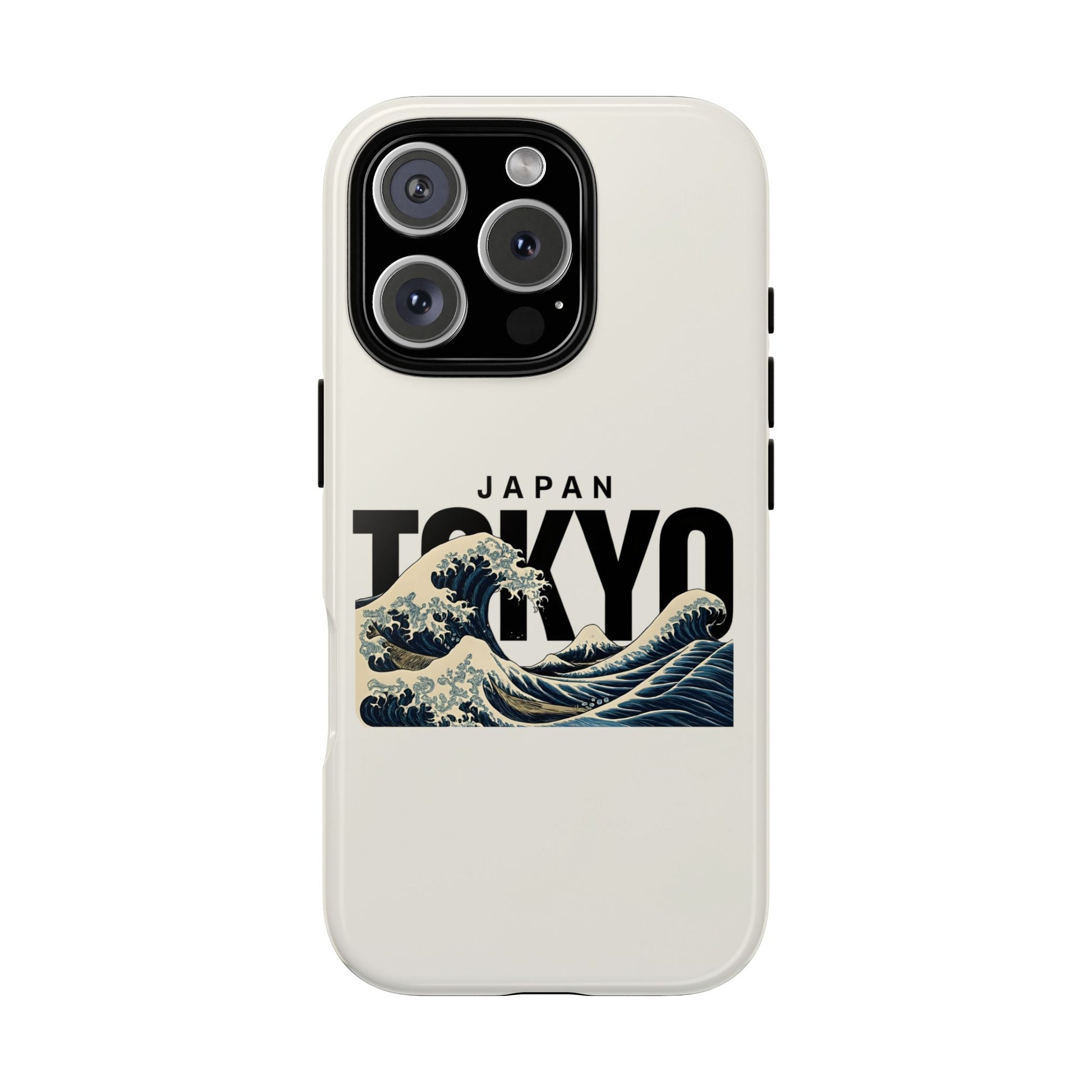 Japan Tokyo Wave Phone Case iPhone 16 Pro Glossy