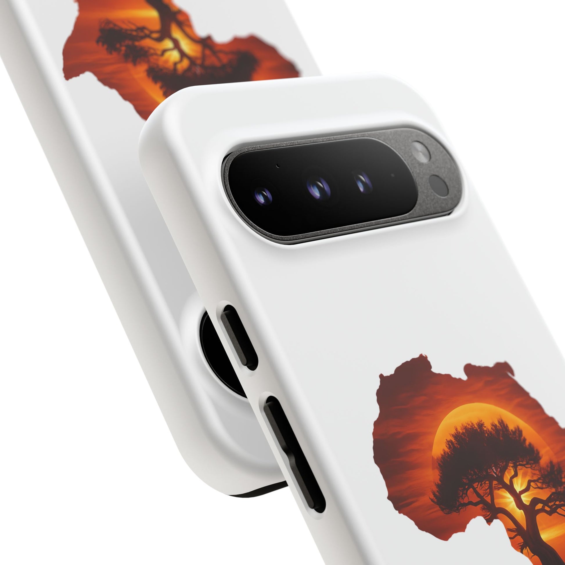 Unique Africa Map Sunset Phone Case