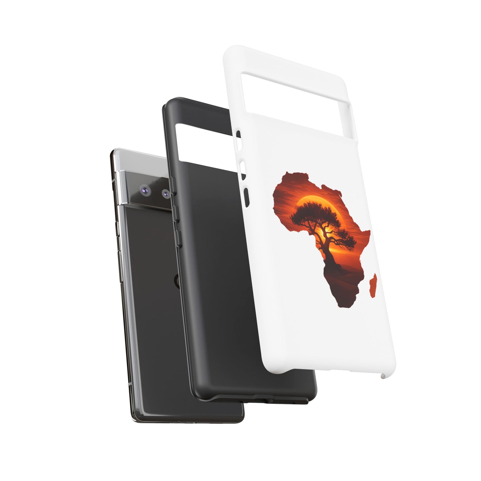 Unique Africa Map Sunset Phone Case