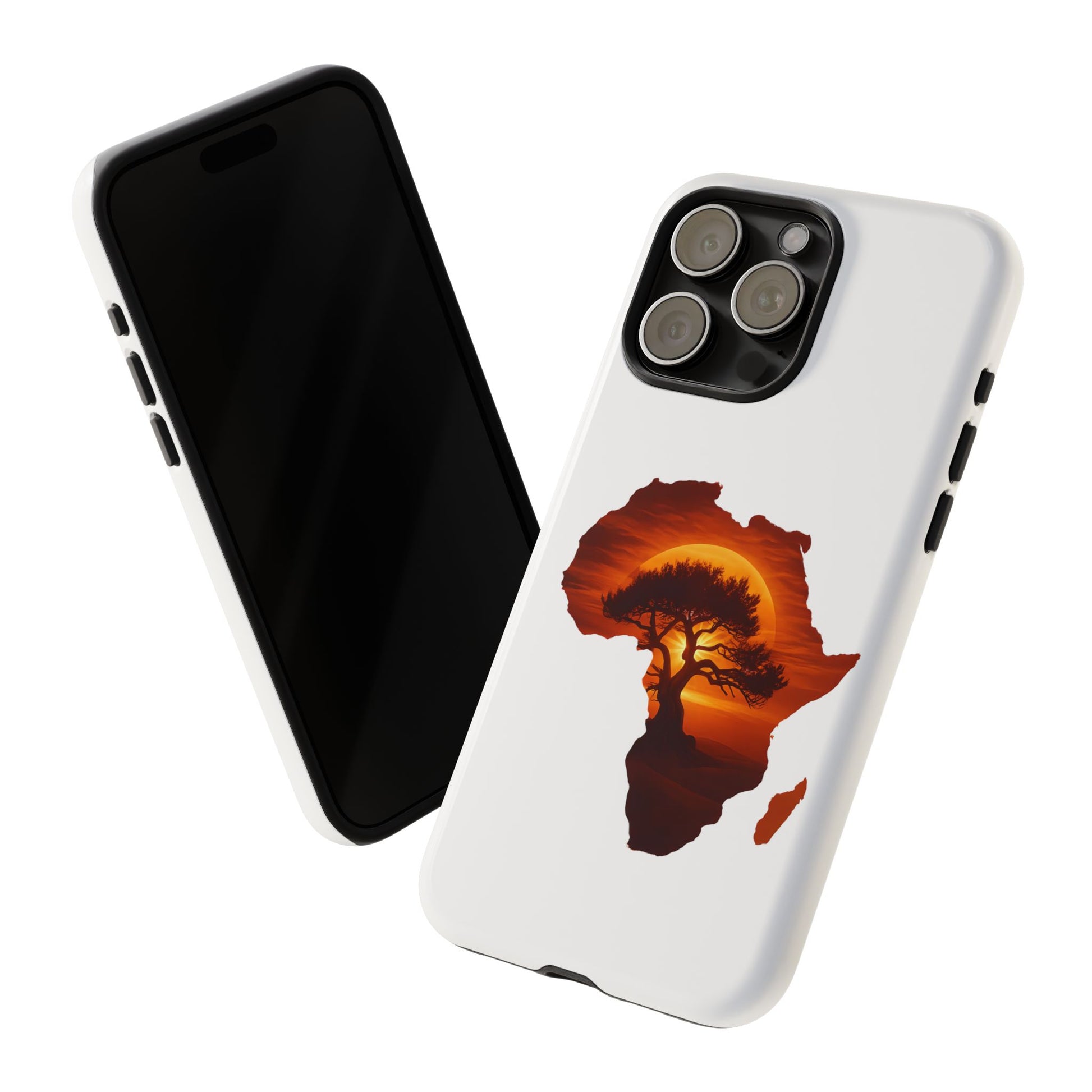 Unique Africa Map Sunset Phone Case