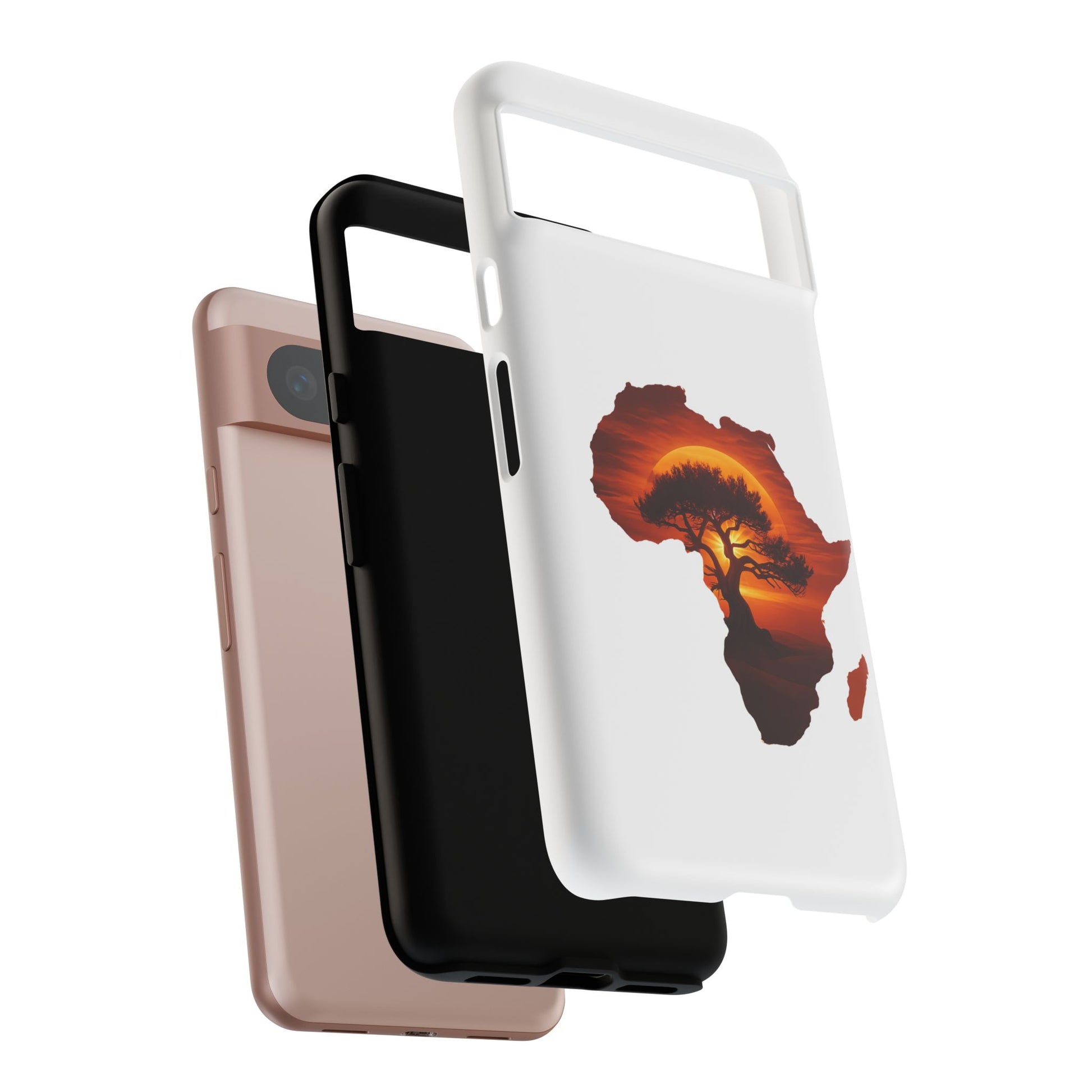Unique Africa Map Sunset Phone Case