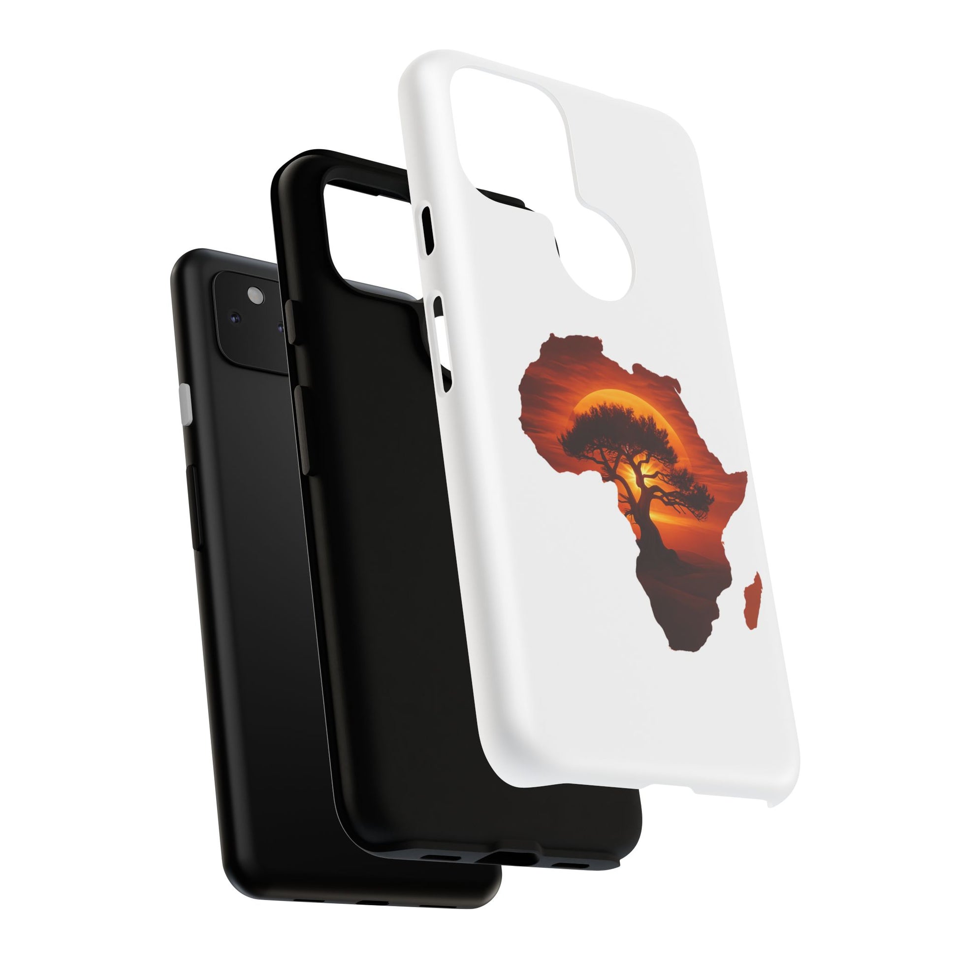Unique Africa Map Sunset Phone Case
