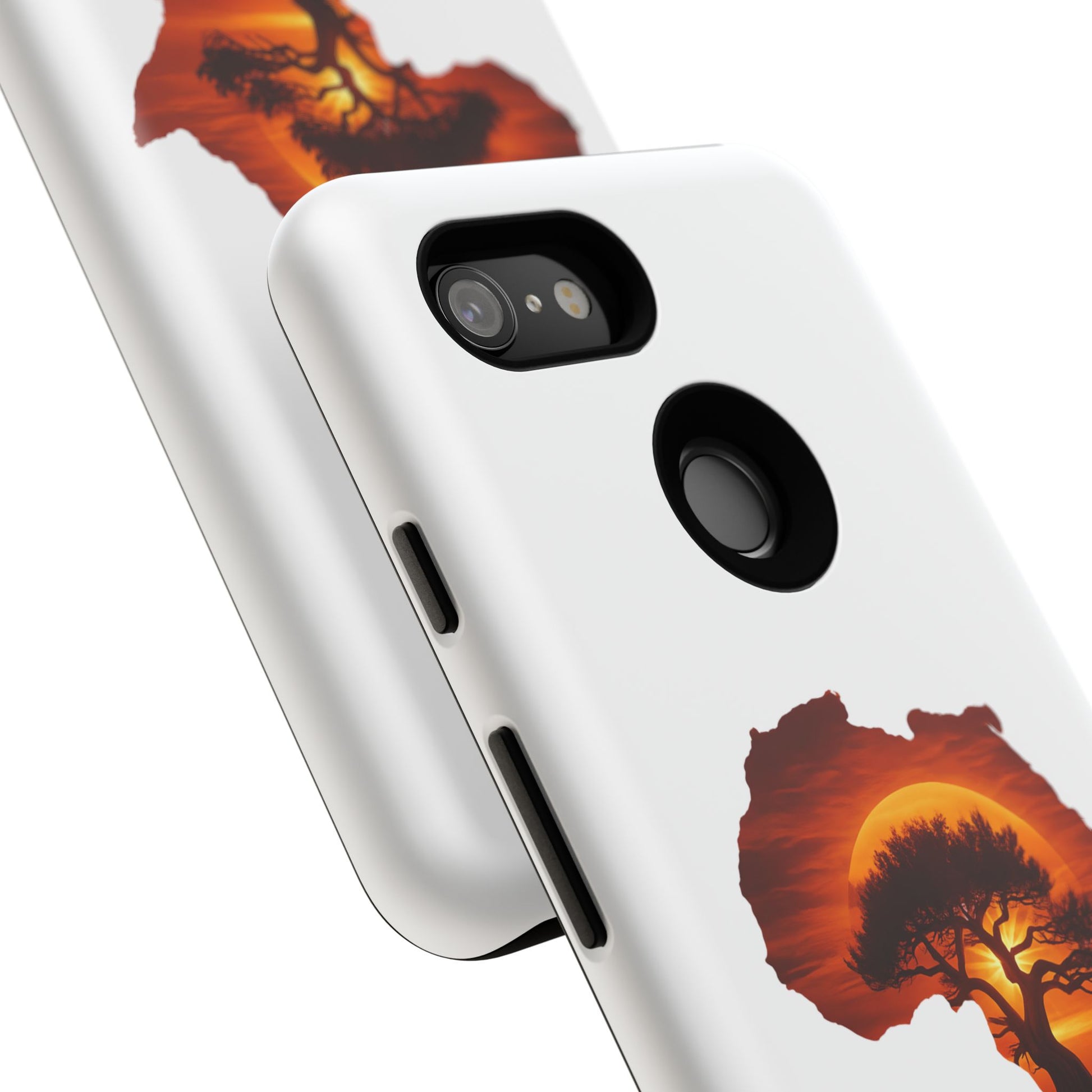 Unique Africa Map Sunset Phone Case