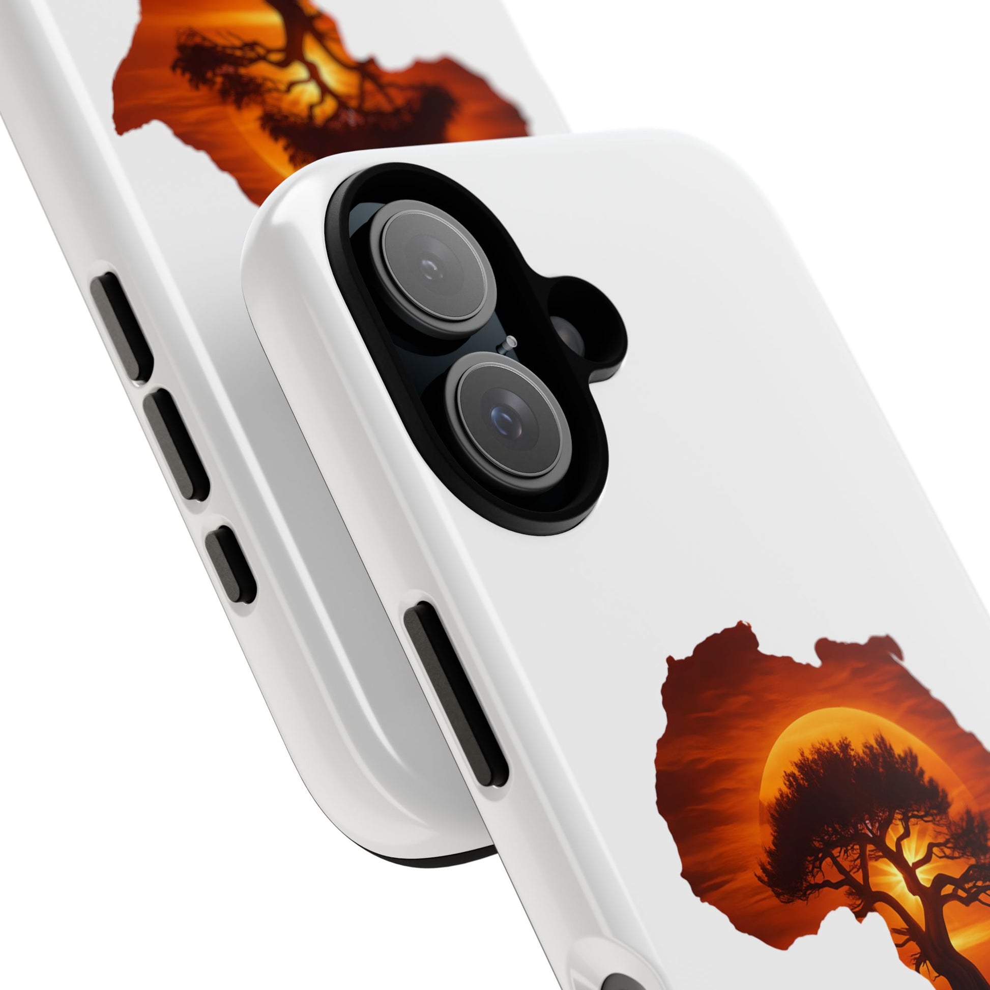 Unique Africa Map Sunset Phone Case