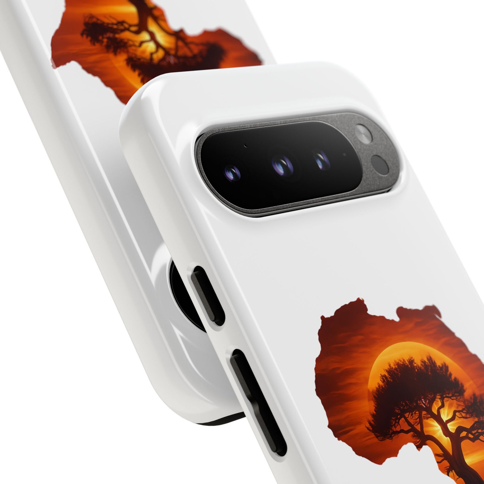 Unique Africa Map Sunset Phone Case