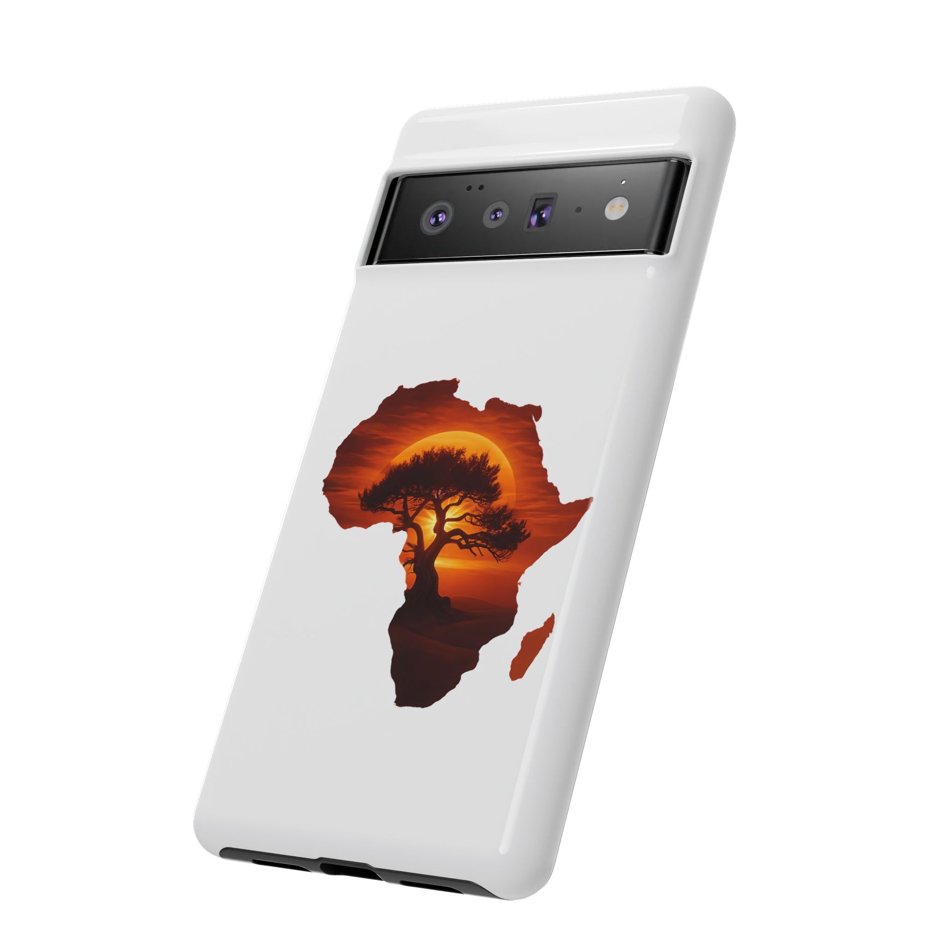 Unique Africa Map Sunset Phone Case