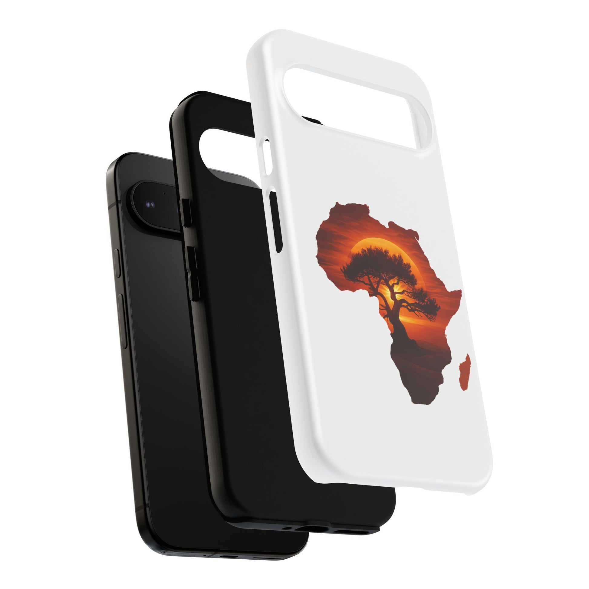 Unique Africa Map Sunset Phone Case
