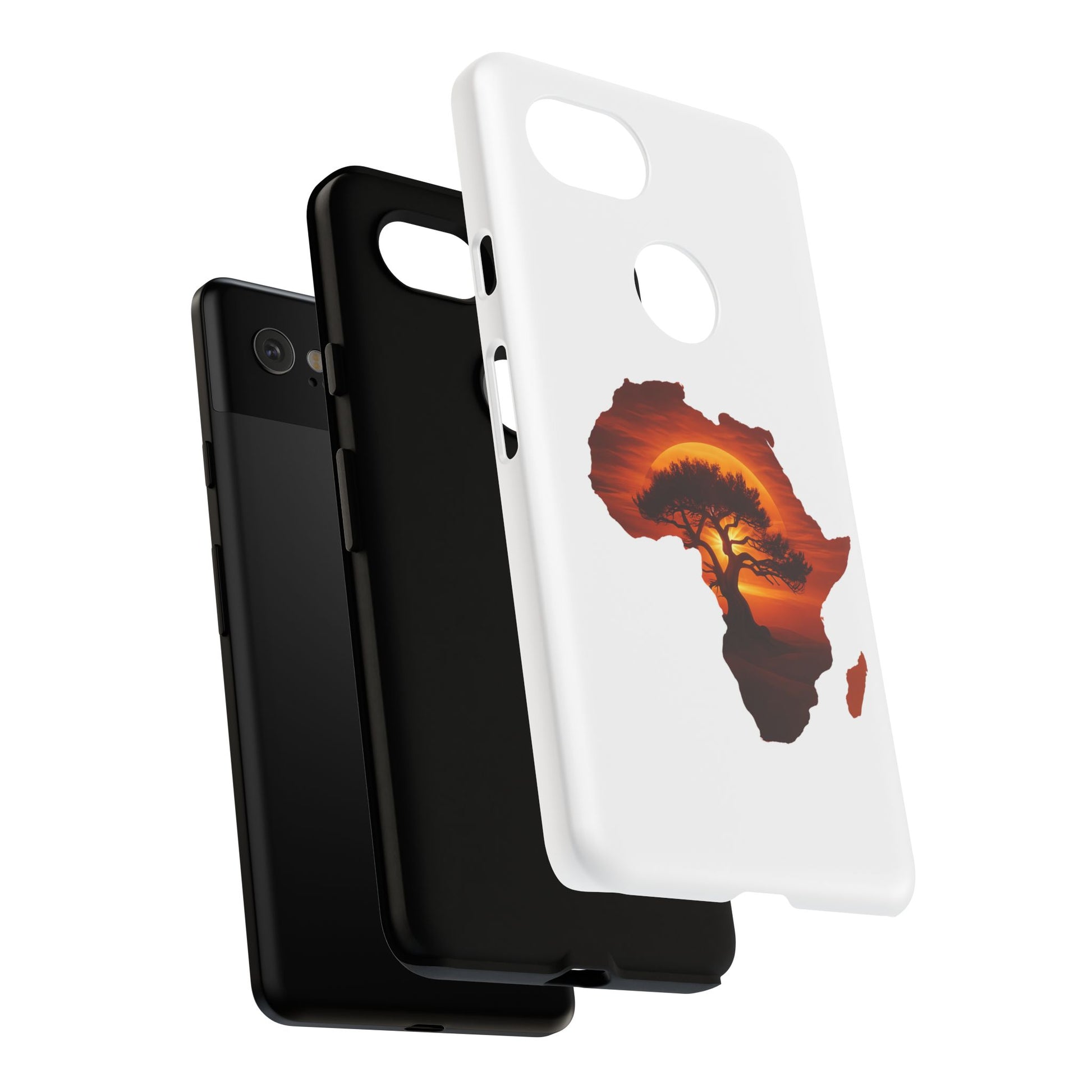 Unique Africa Map Sunset Phone Case