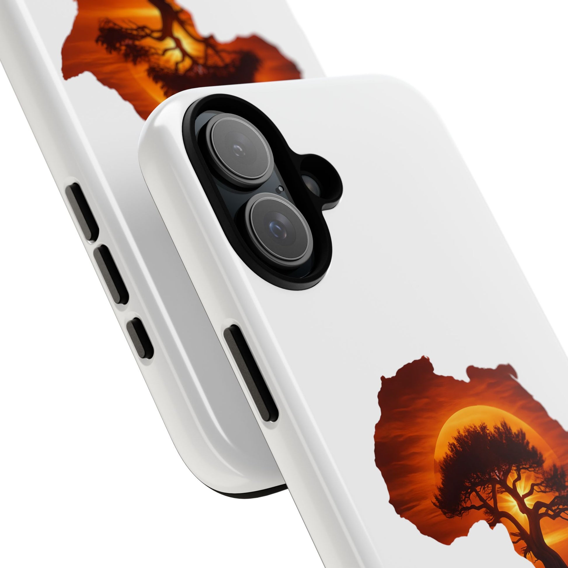 Unique Africa Map Sunset Phone Case