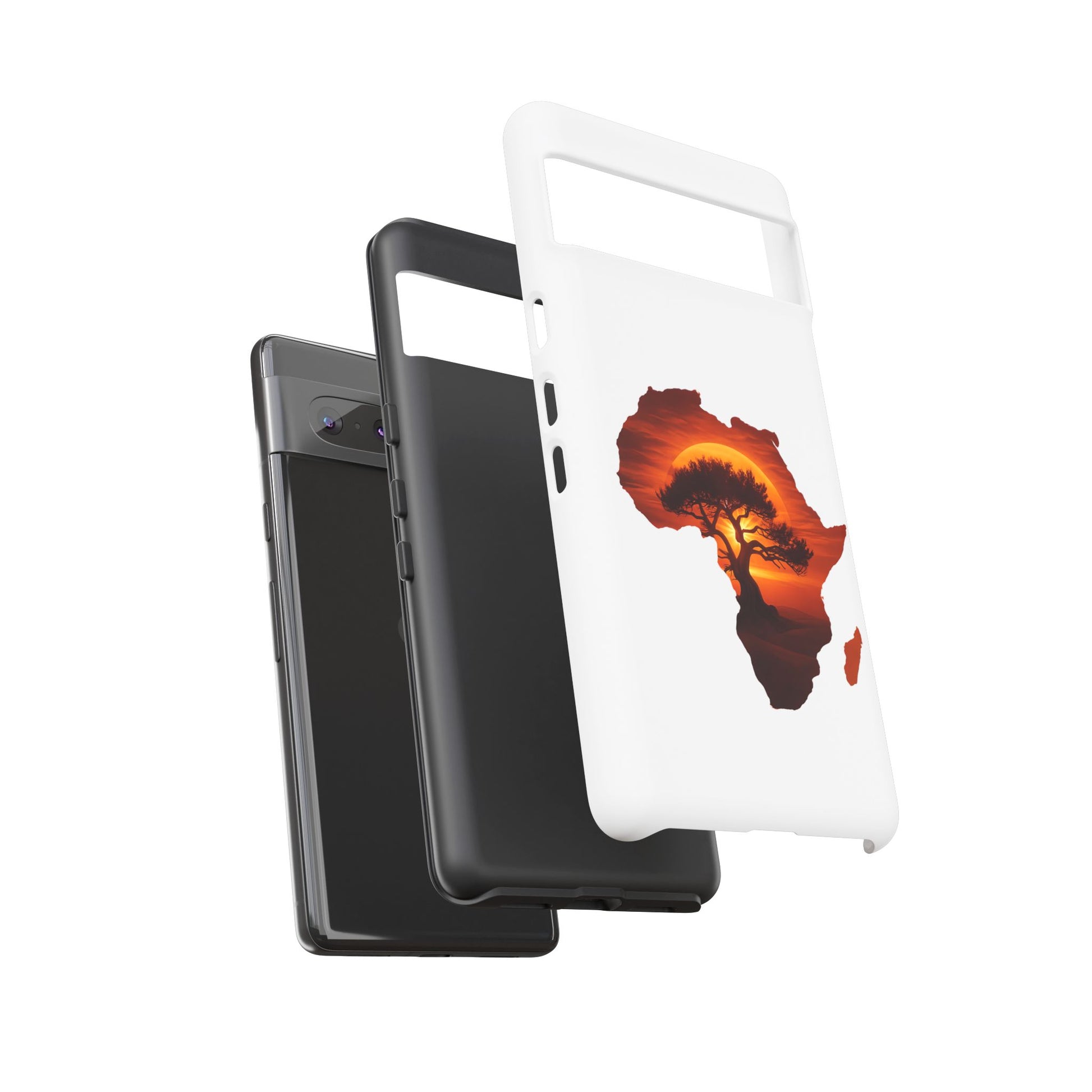 Unique Africa Map Sunset Phone Case