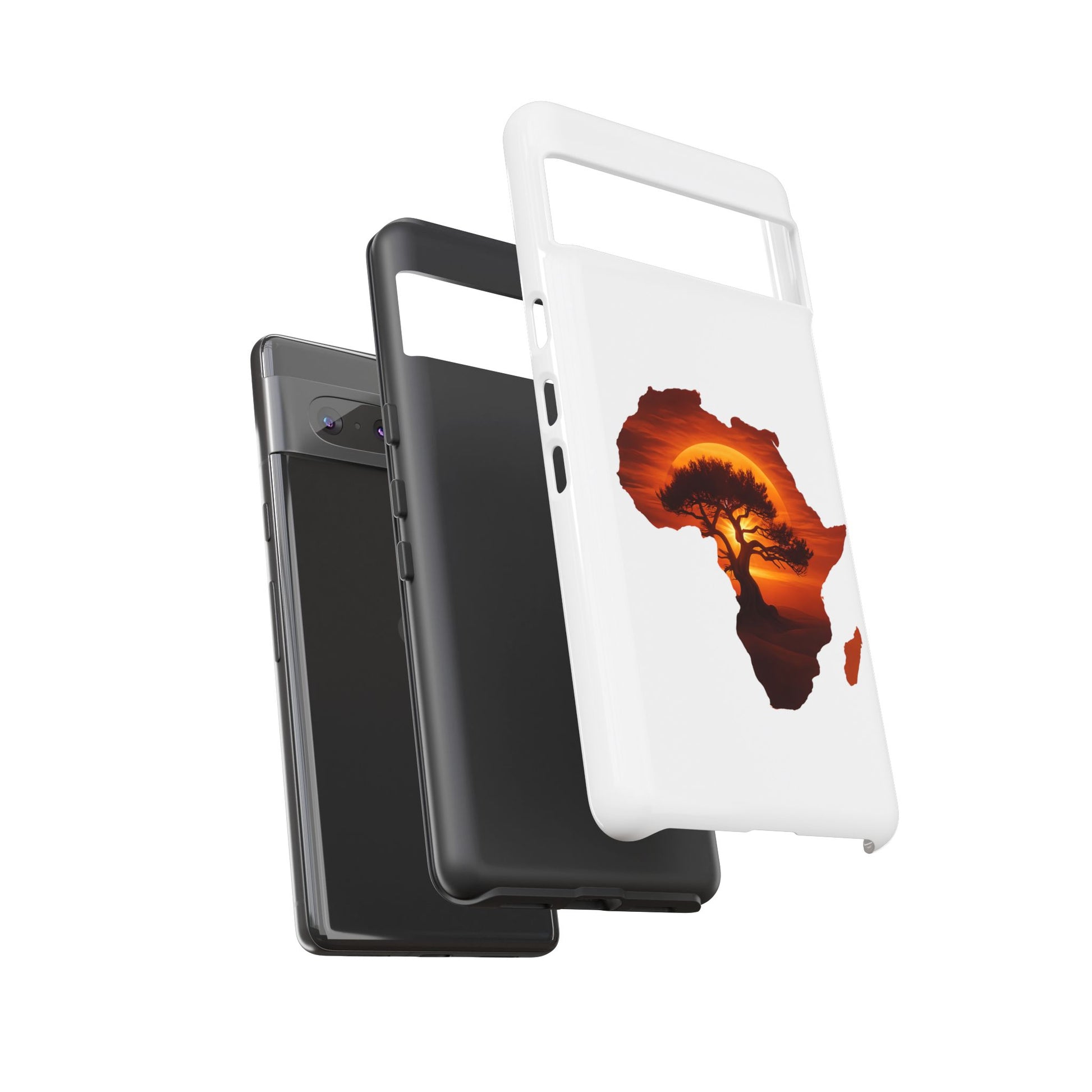 Unique Africa Map Sunset Phone Case