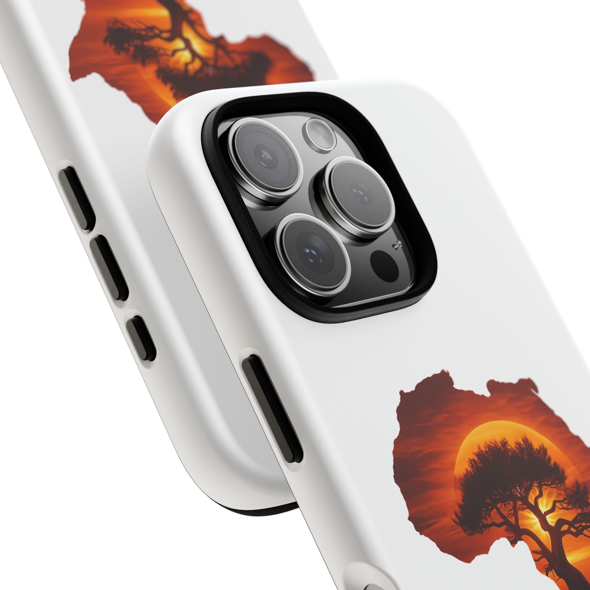 Unique Africa Map Sunset Phone Case