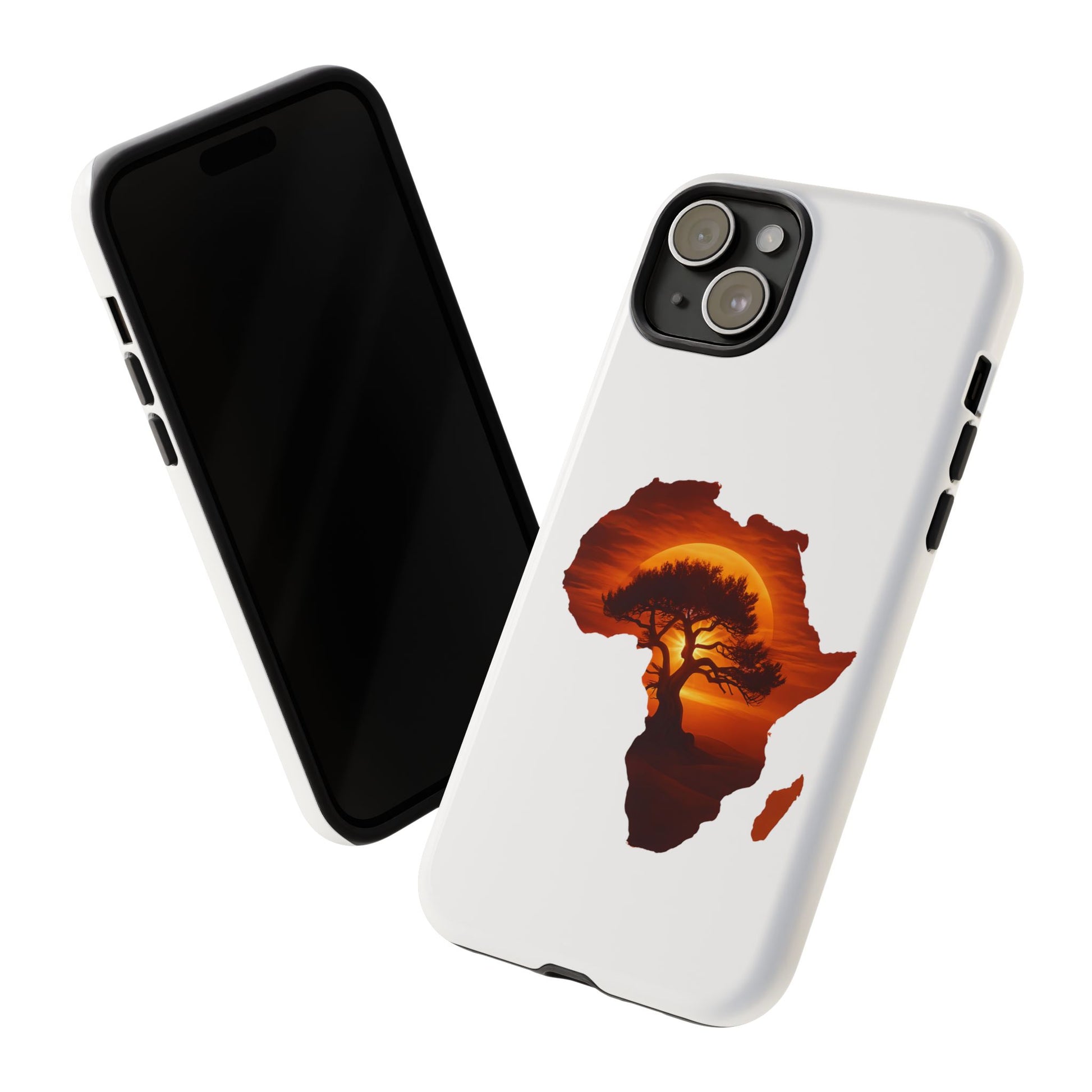 Unique Africa Map Sunset Phone Case