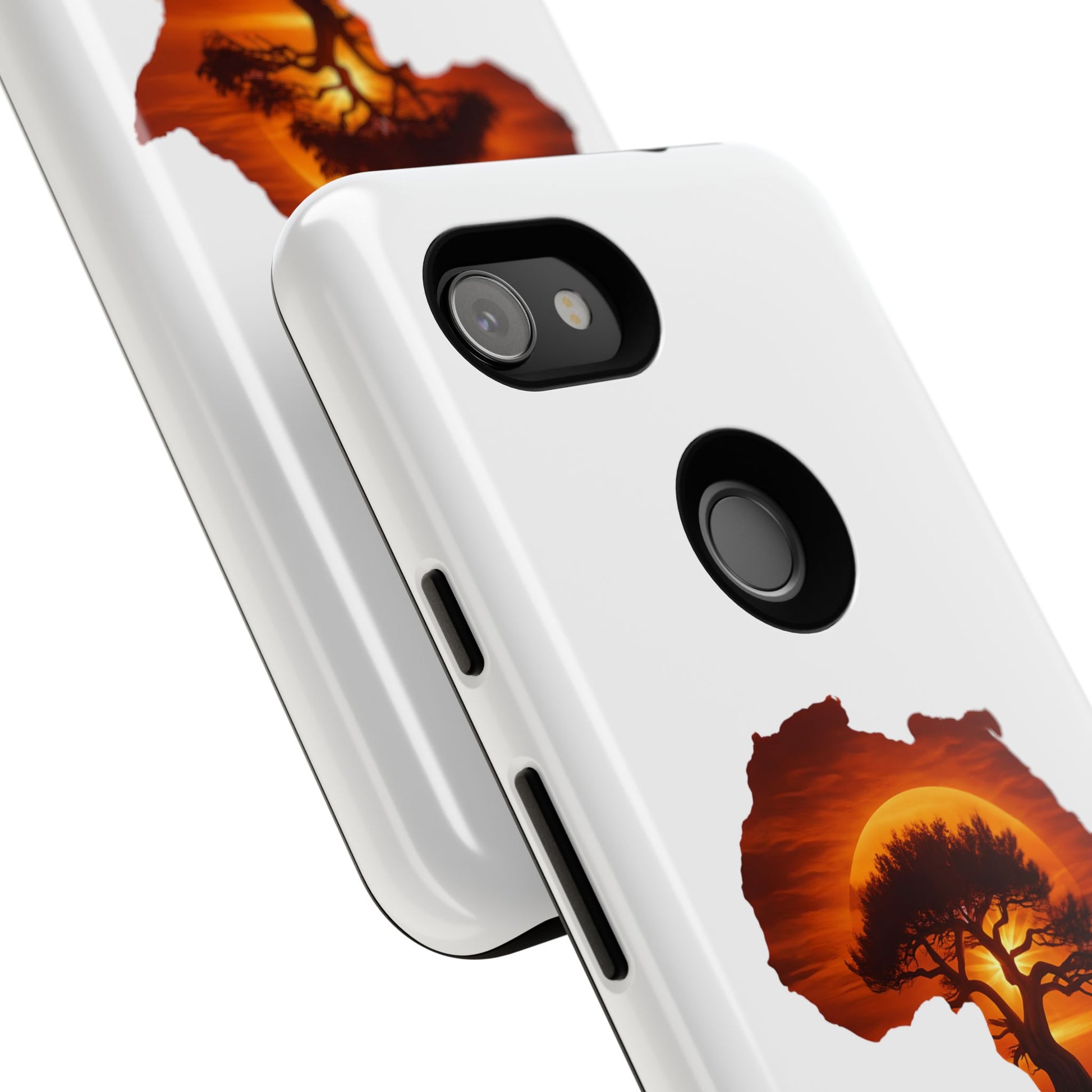 Unique Africa Map Sunset Phone Case