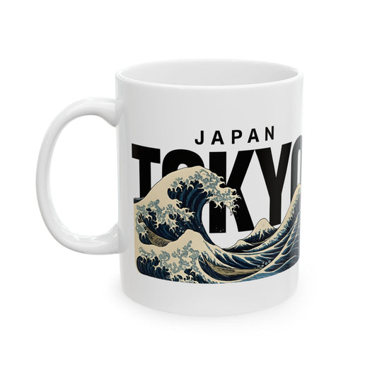 Tokyo Japan Ocean Wave Ceramic Mug 11oz