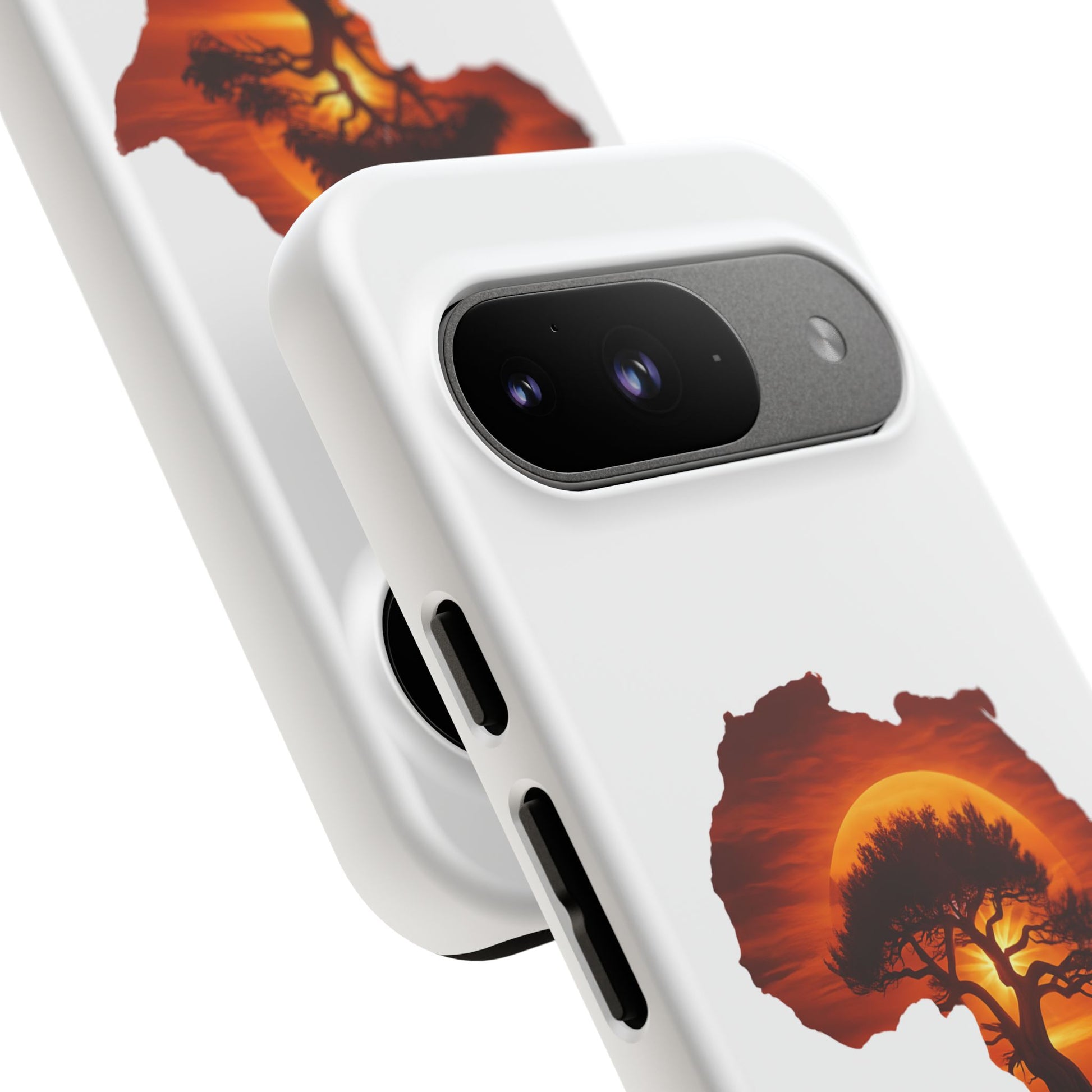 Unique Africa Map Sunset Phone Case