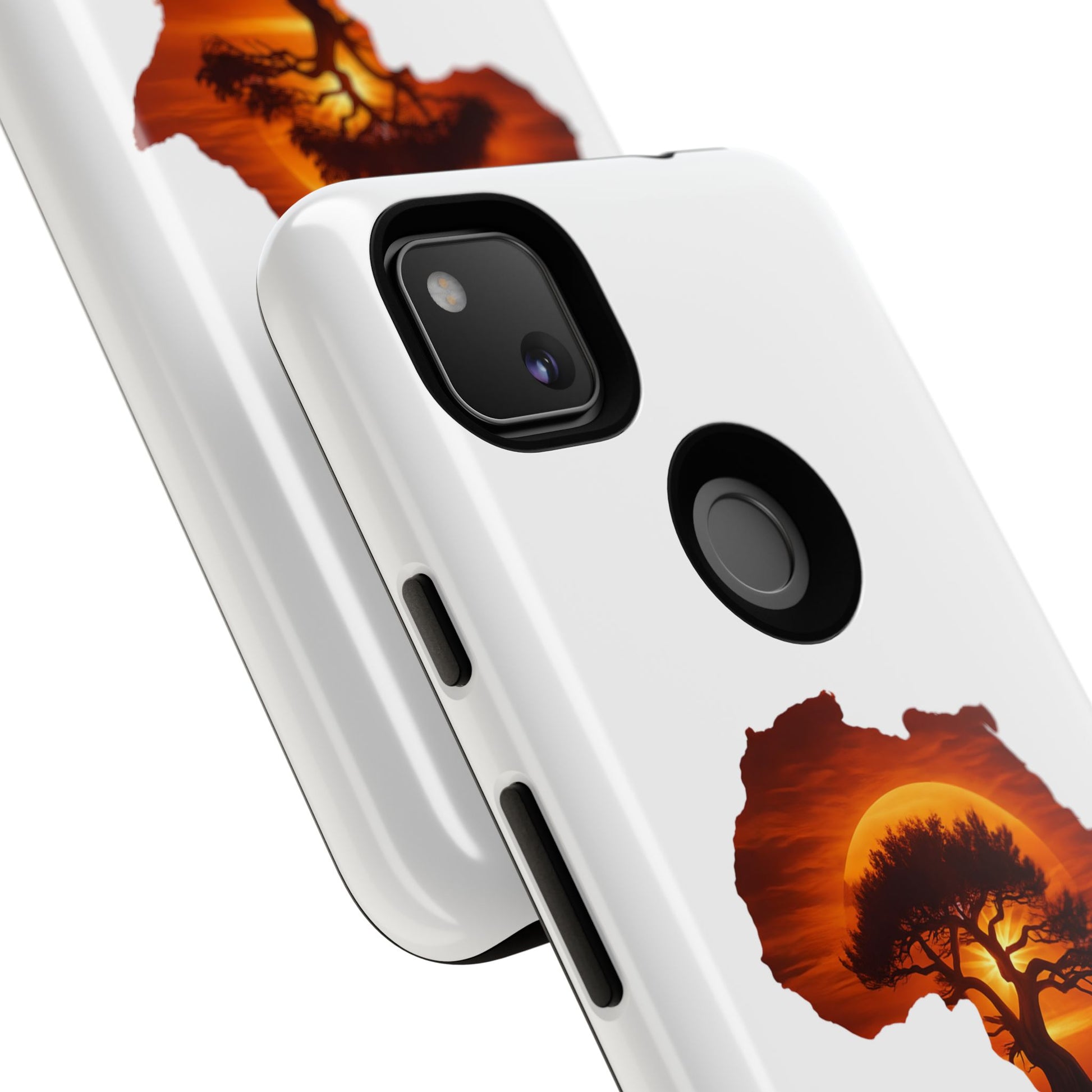 Unique Africa Map Sunset Phone Case