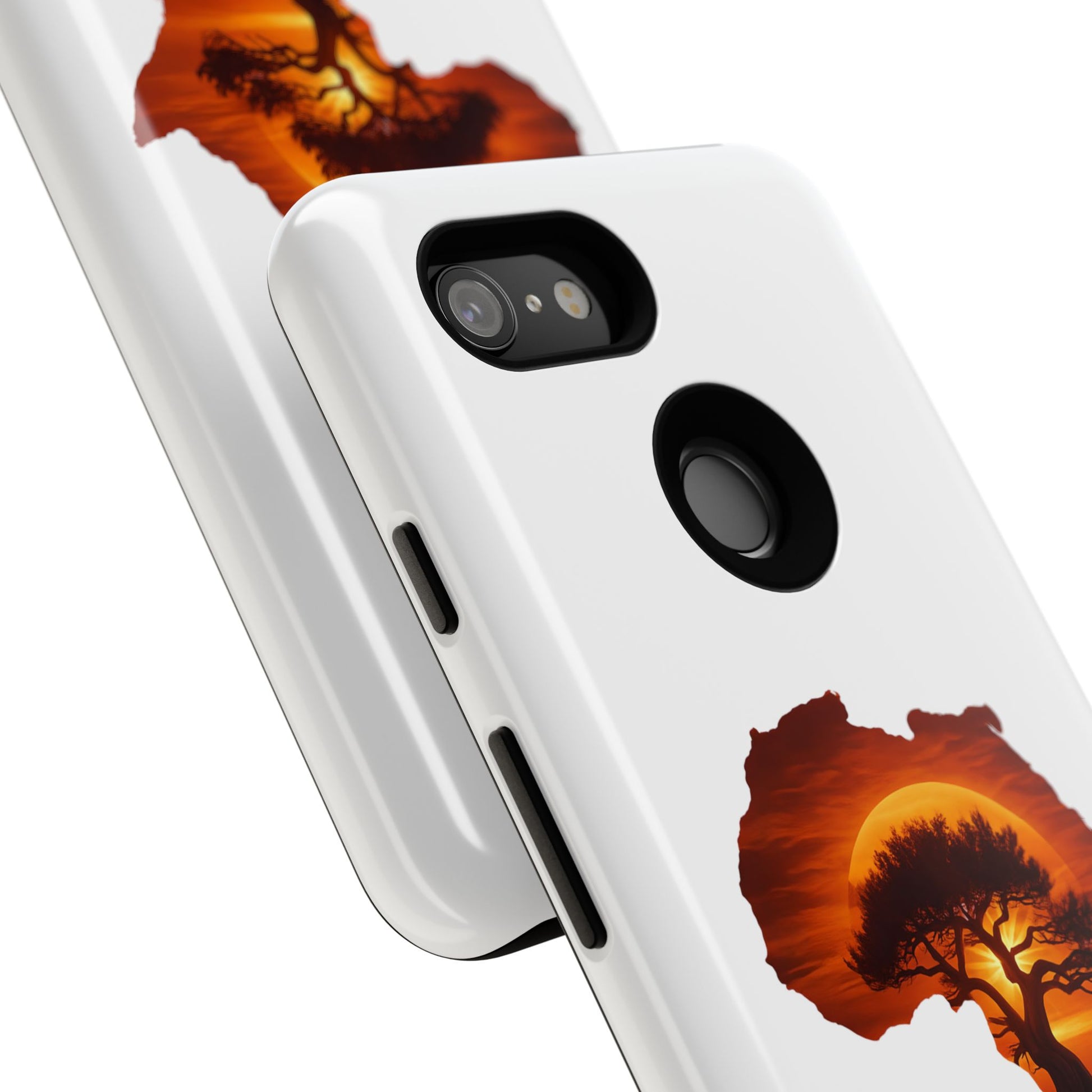 Unique Africa Map Sunset Phone Case