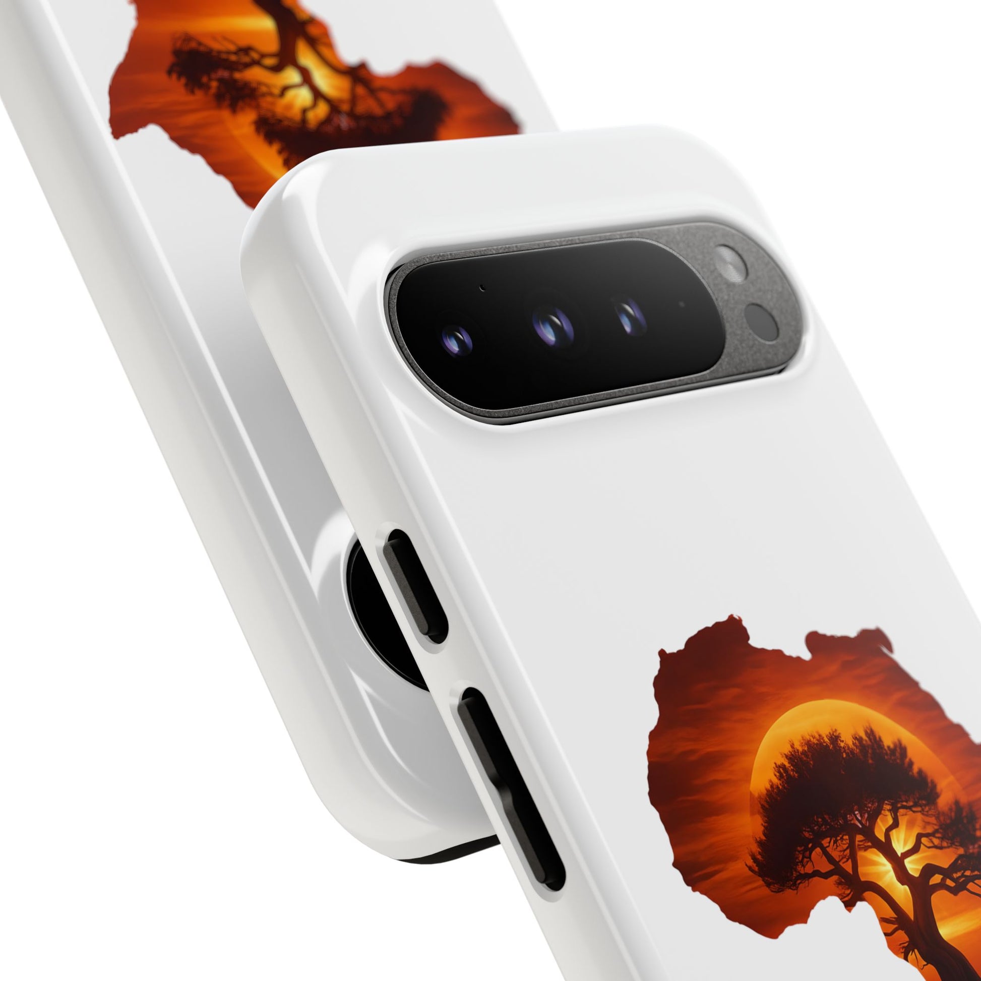 Unique Africa Map Sunset Phone Case