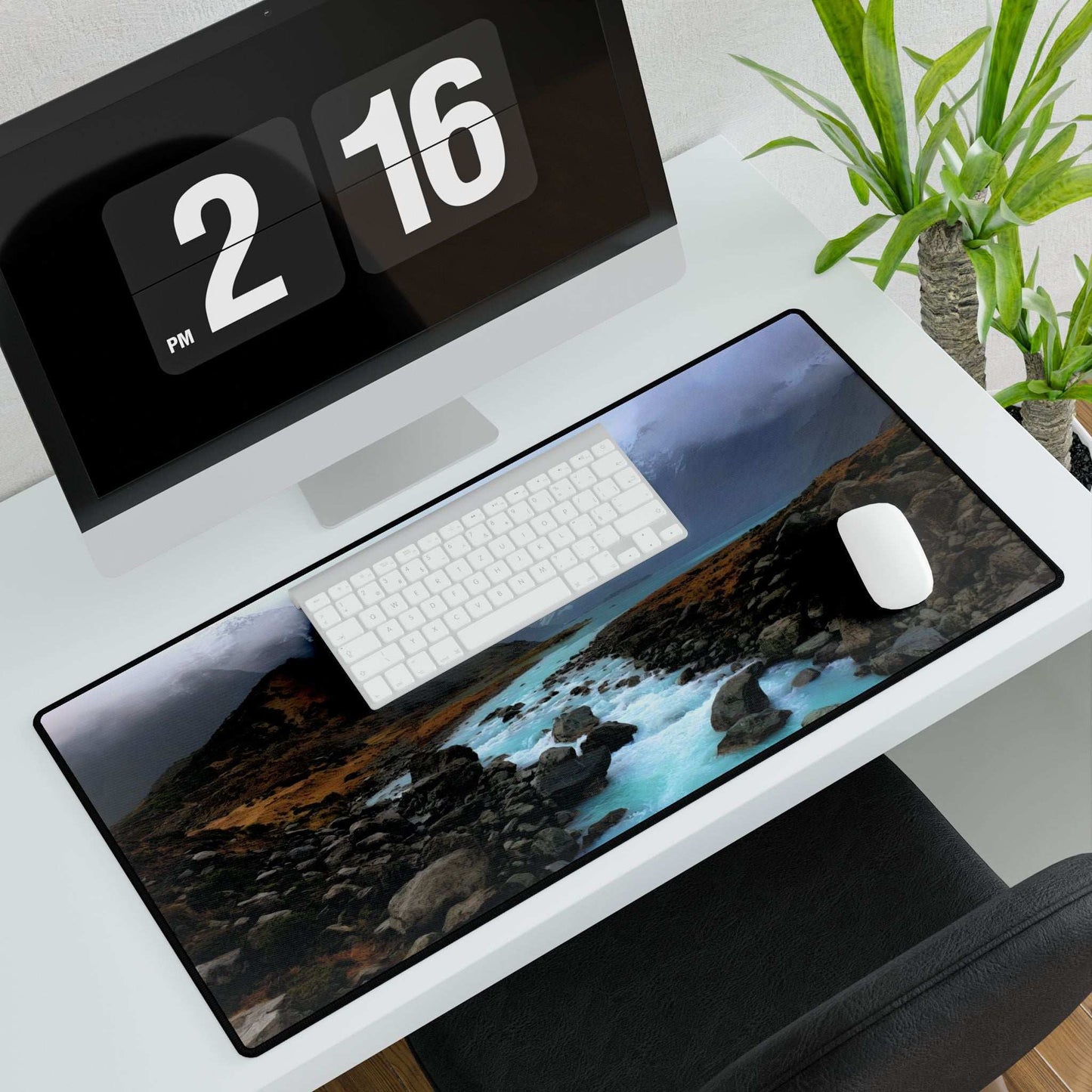 Turquoise River Desk River Desk Mat