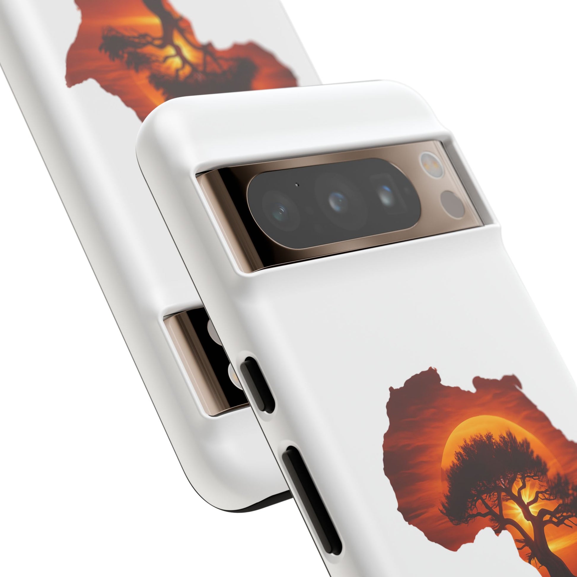 Unique Africa Map Sunset Phone Case