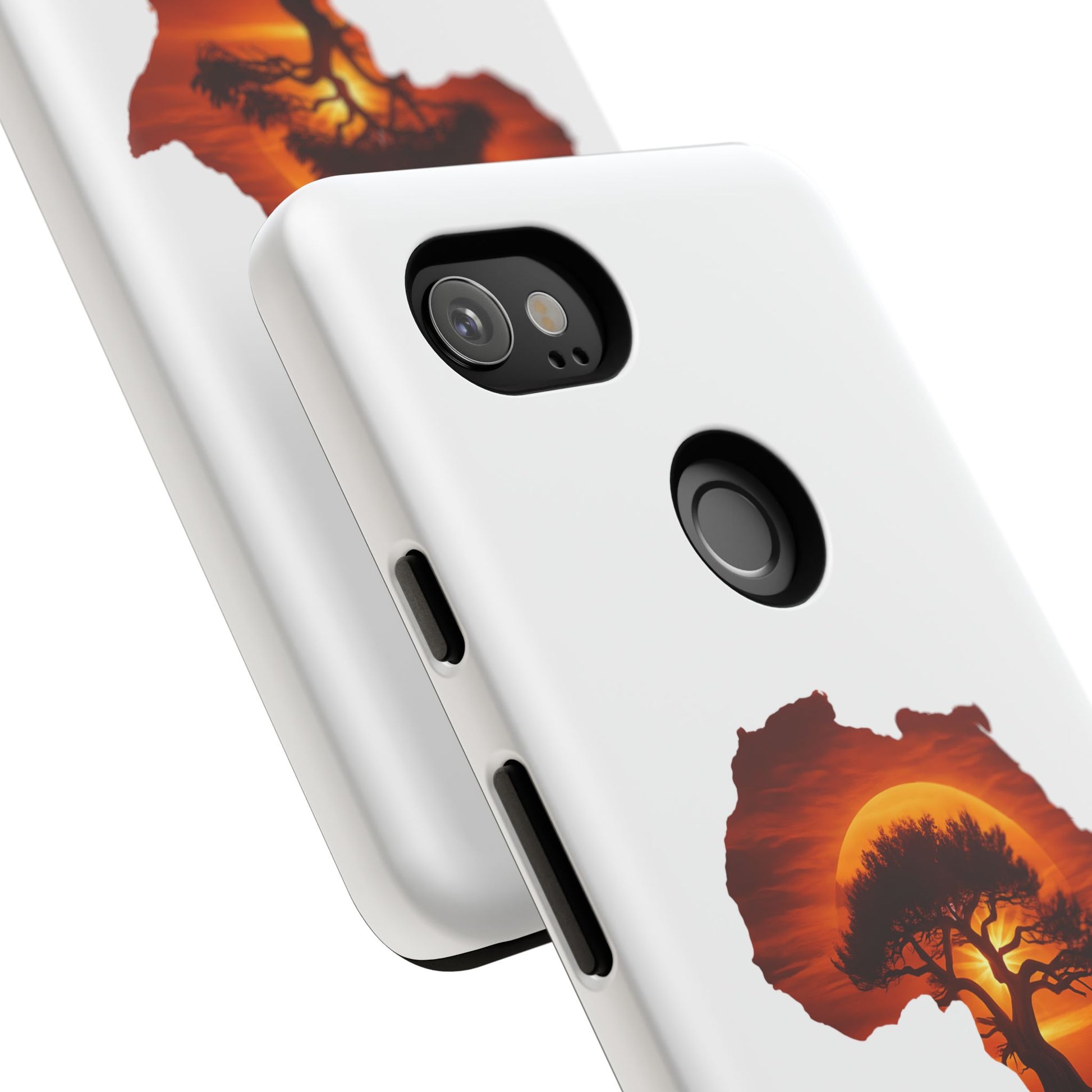 Unique Africa Map Sunset Phone Case