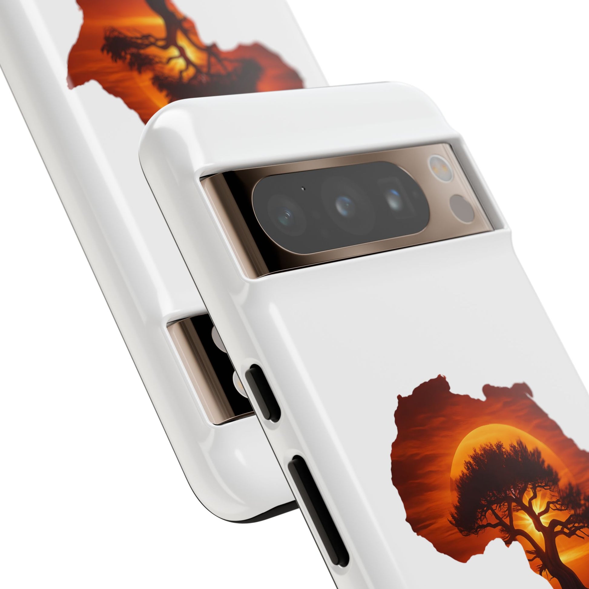 Unique Africa Map Sunset Phone Case