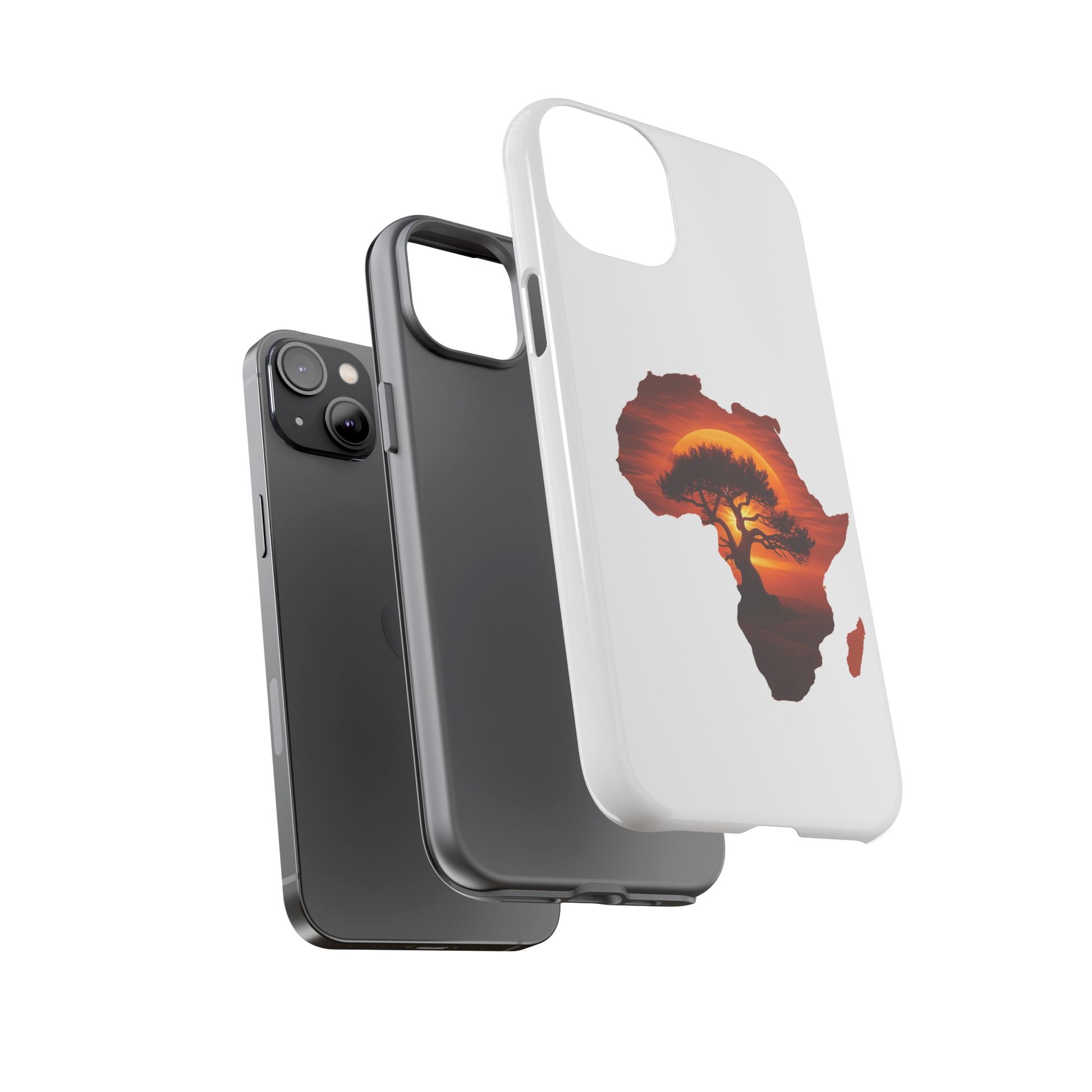 Unique Africa Map Sunset Phone Case