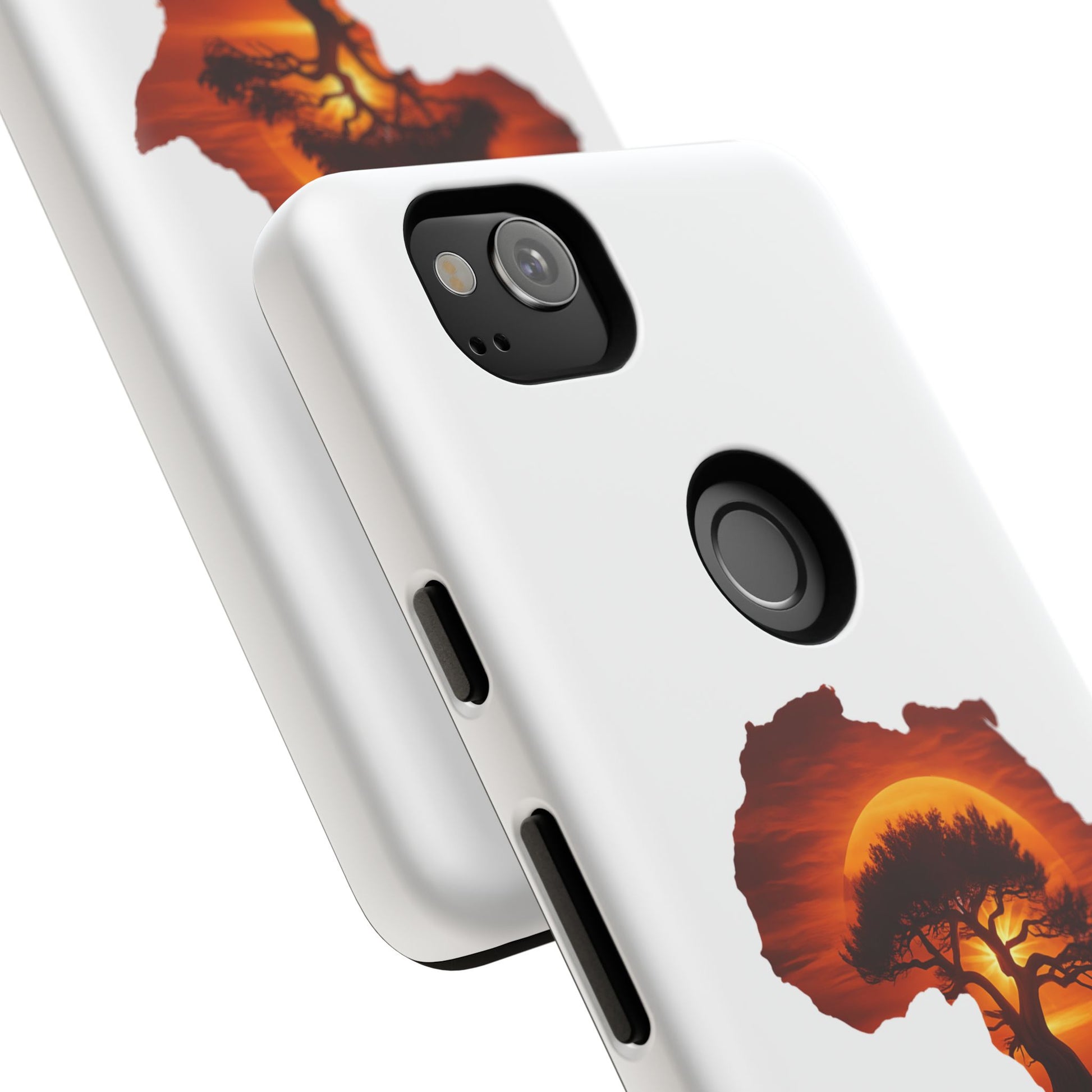 Unique Africa Map Sunset Phone Case