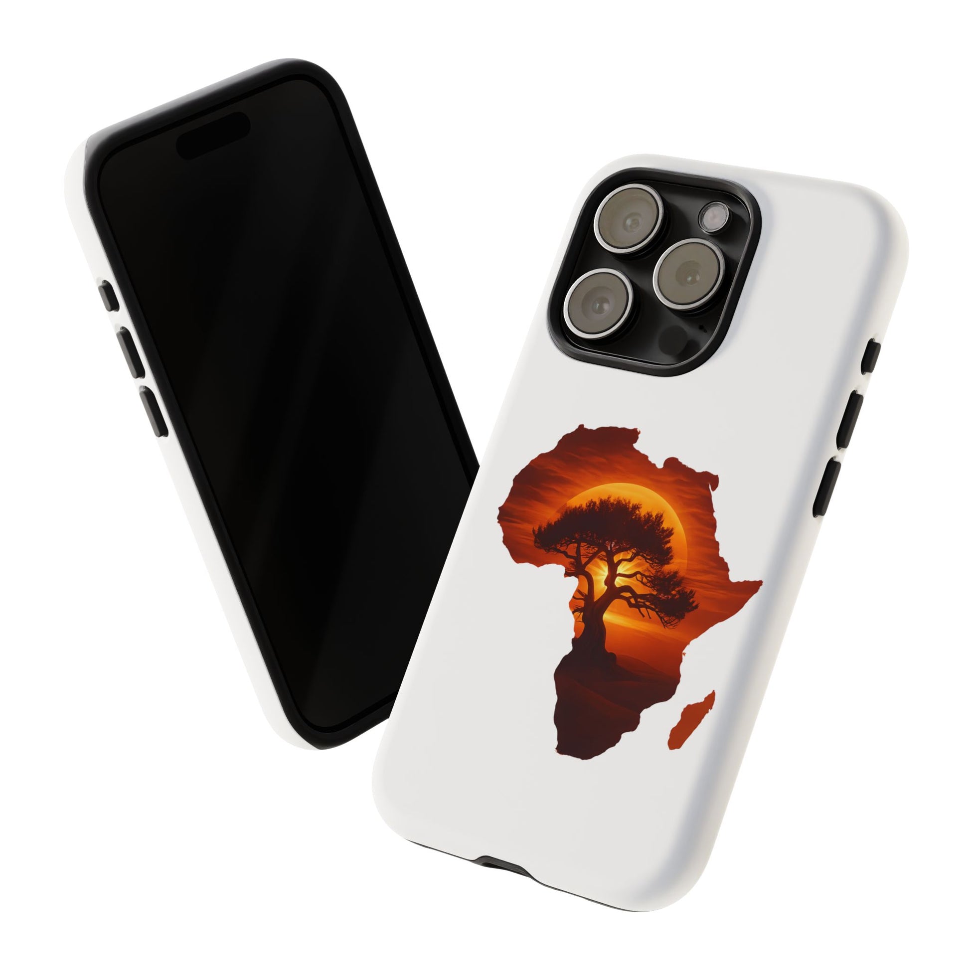 Unique Africa Map Sunset Phone Case