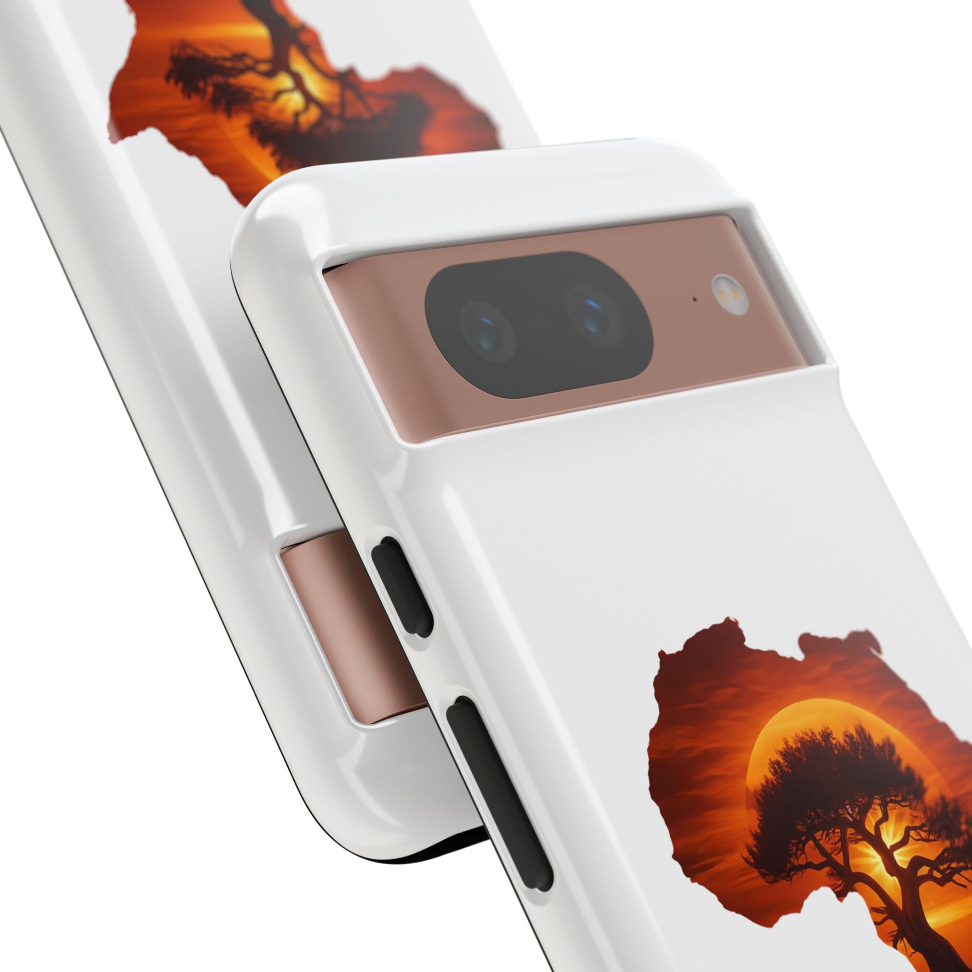 Unique Africa Map Sunset Phone Case