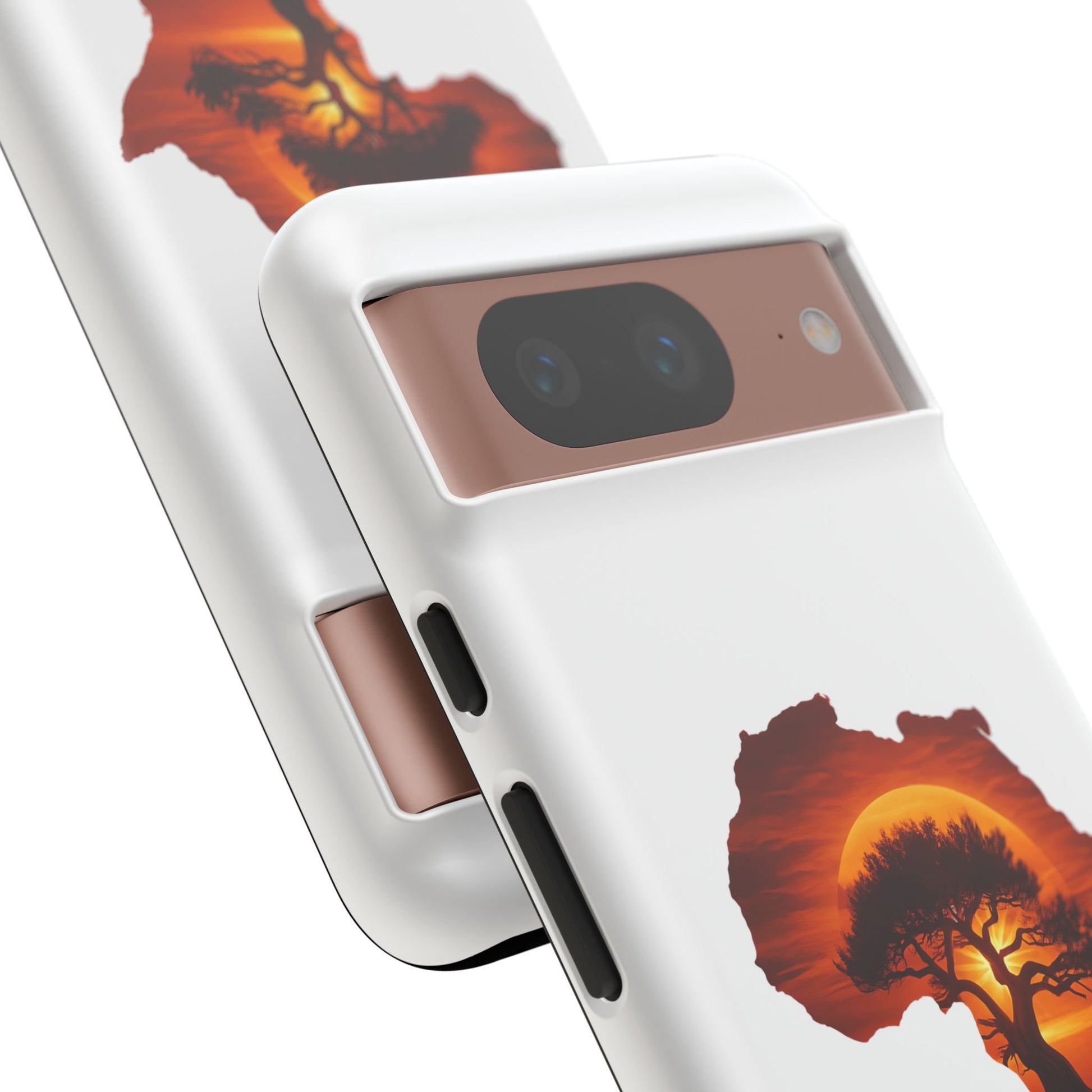 Unique Africa Map Sunset Phone Case