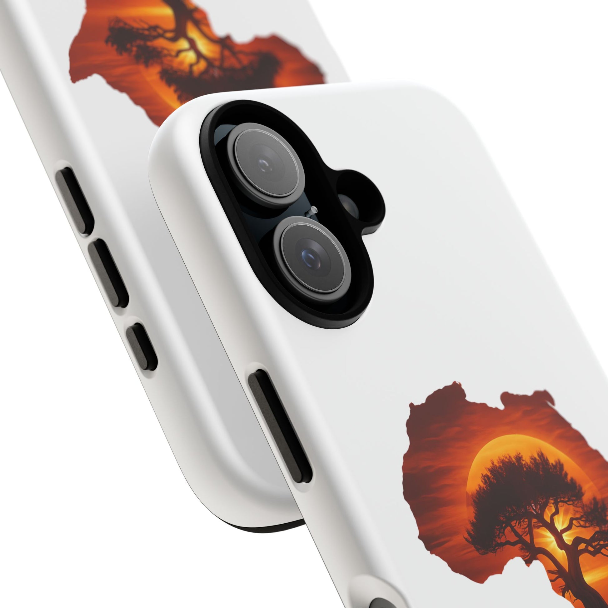 Unique Africa Map Sunset Phone Case