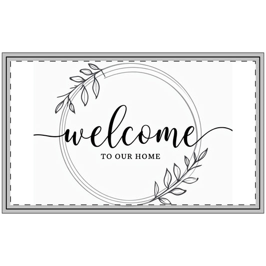 Welcome Doormat 18'' × 30''