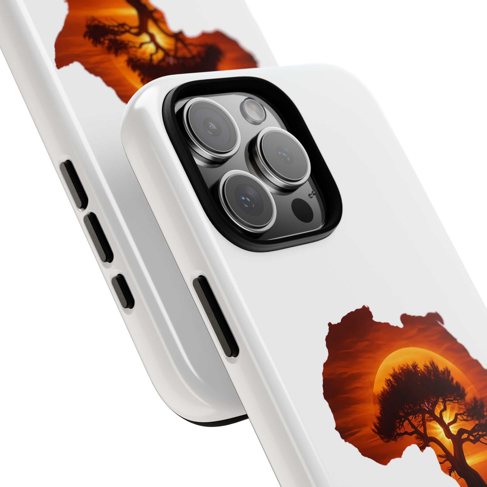 Unique Africa Map Sunset Phone Case