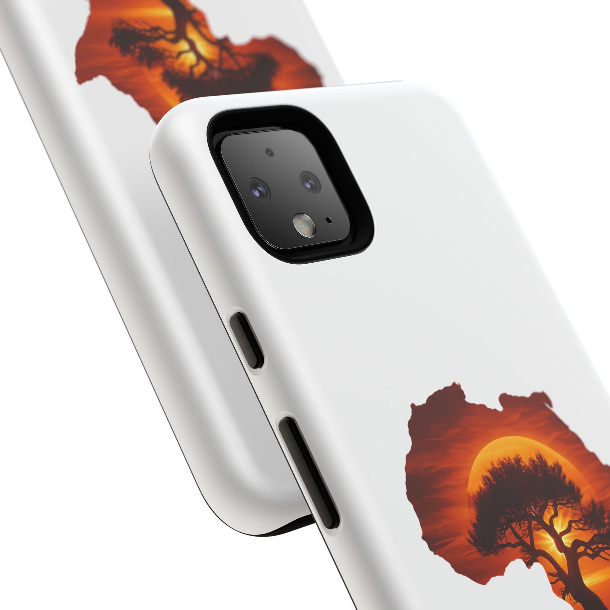 Unique Africa Map Sunset Phone Case