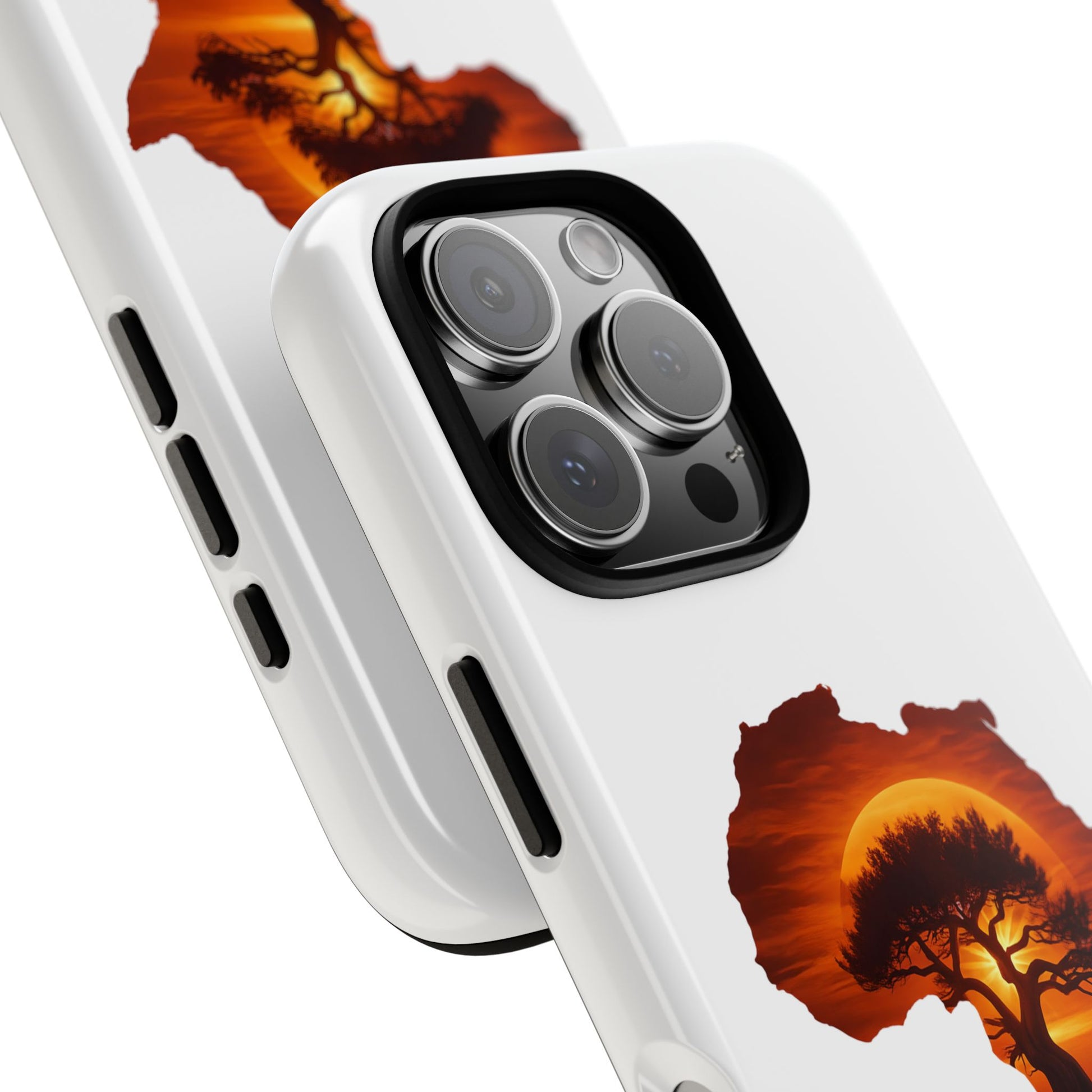 Unique Africa Map Sunset Phone Case