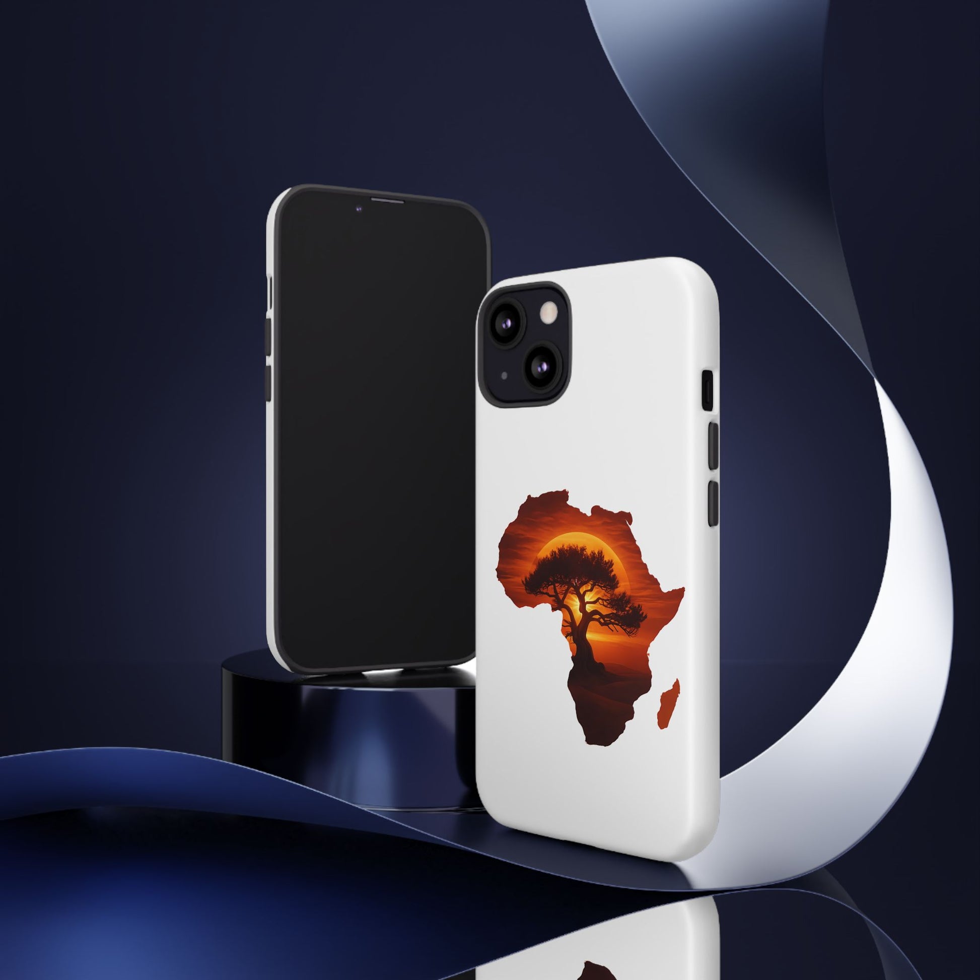 Unique Africa Map Sunset Phone Case